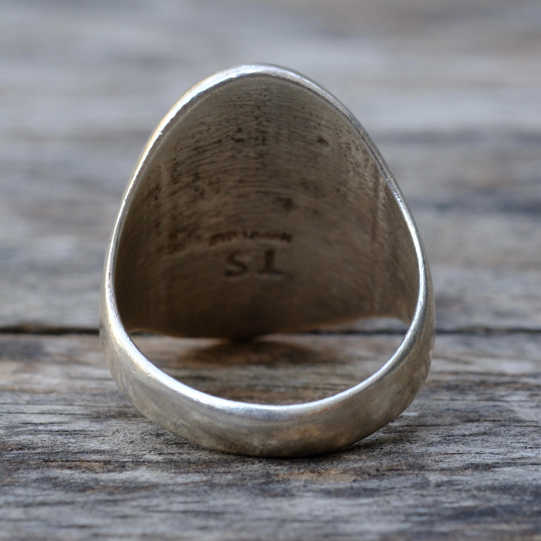 Vintage Sterling Silver Kokopelli Ring 9.75