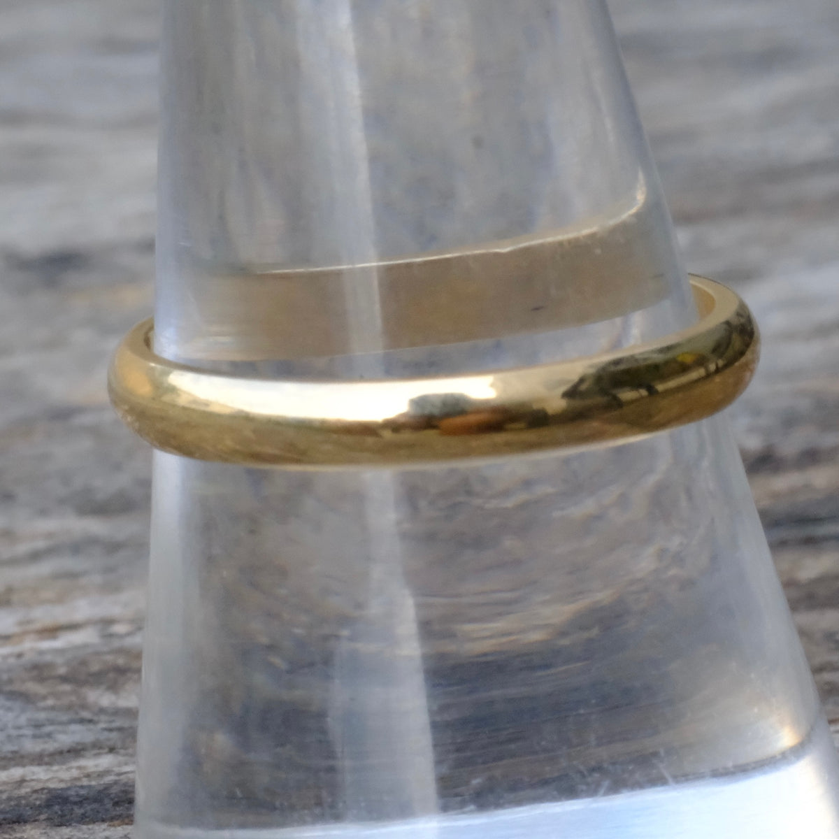 Vintage 14K Gold Band Ring 8.75