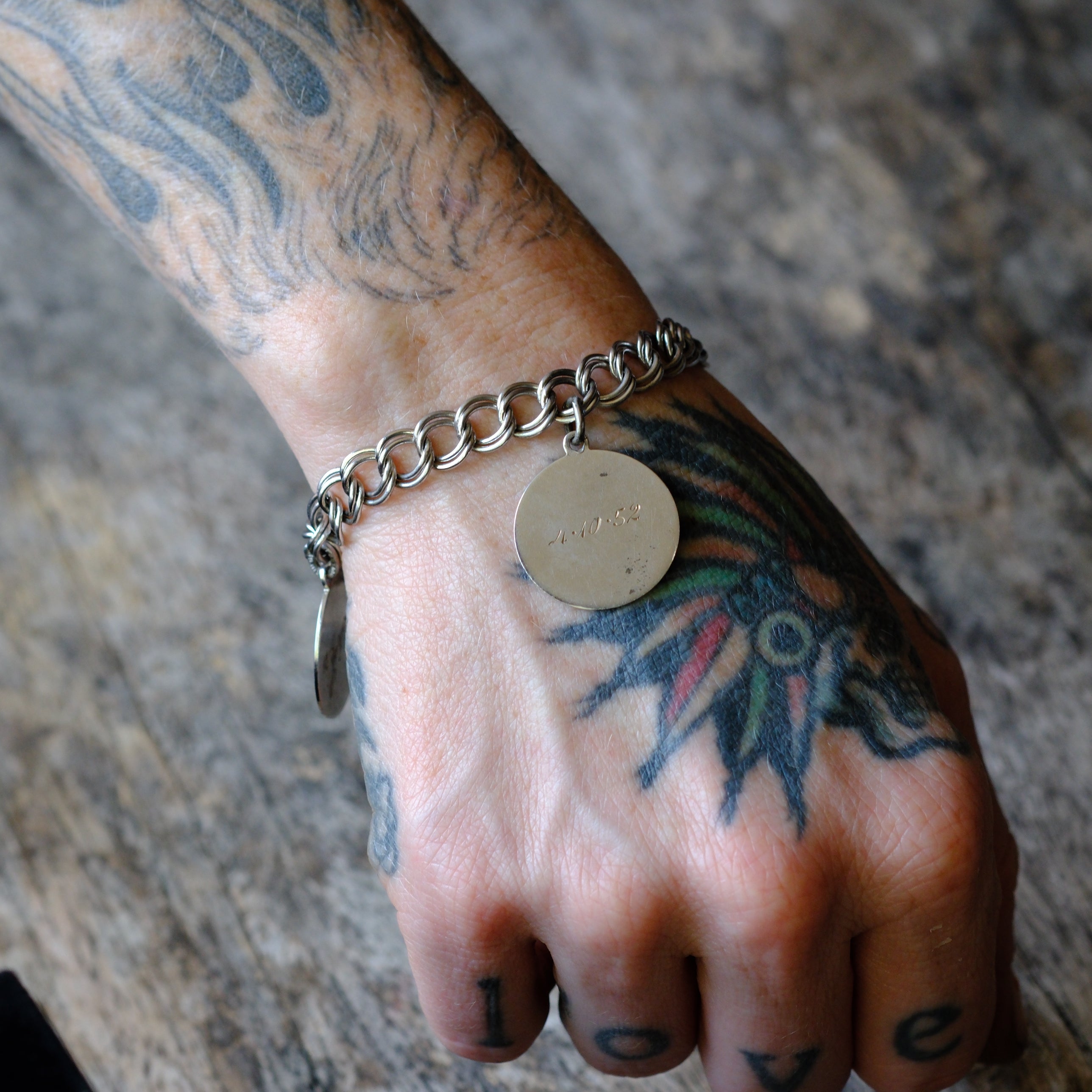 Vintage Sterling Silver Keepsake Charm Bracelet