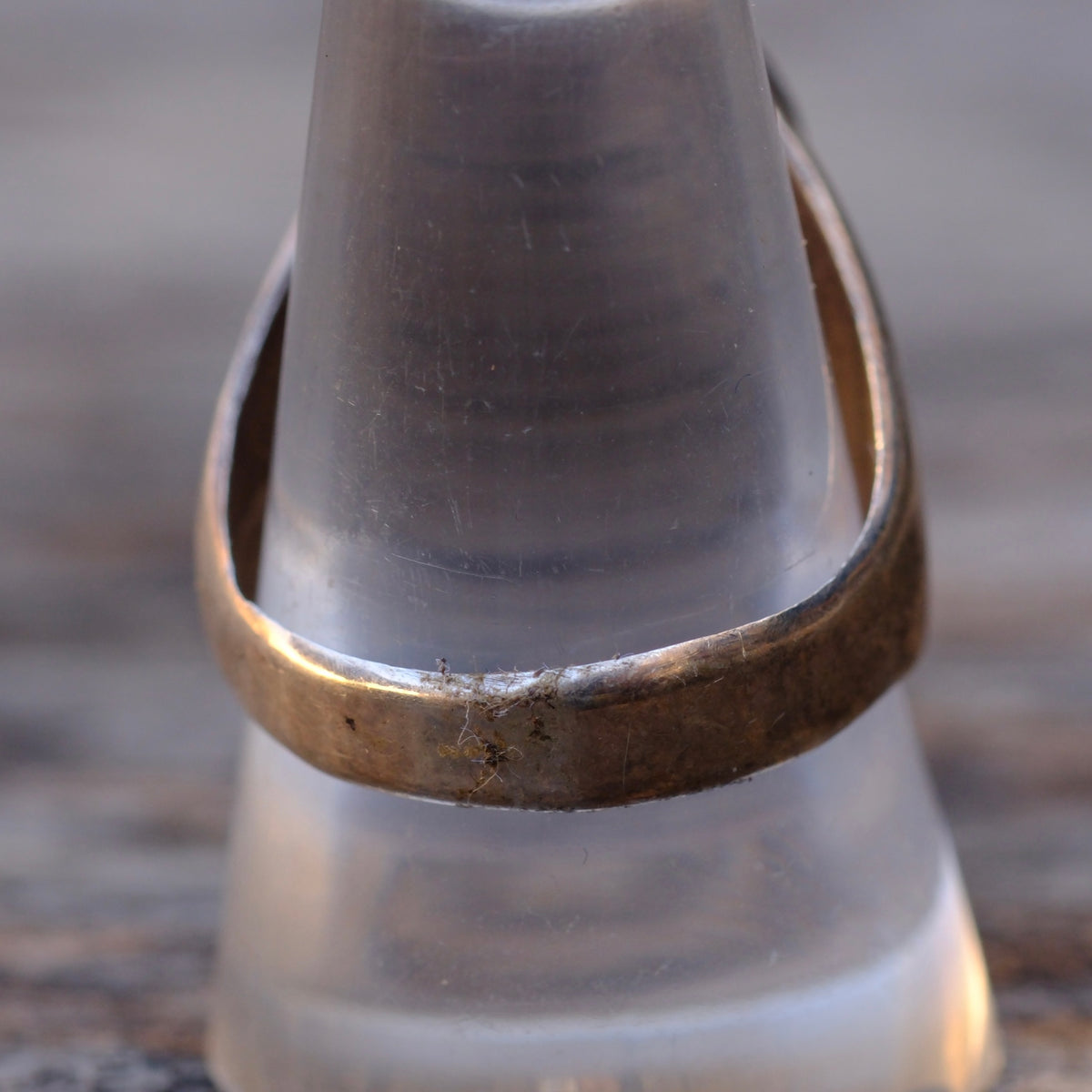Vintage Sterling Morenci Feather Ring 10.75