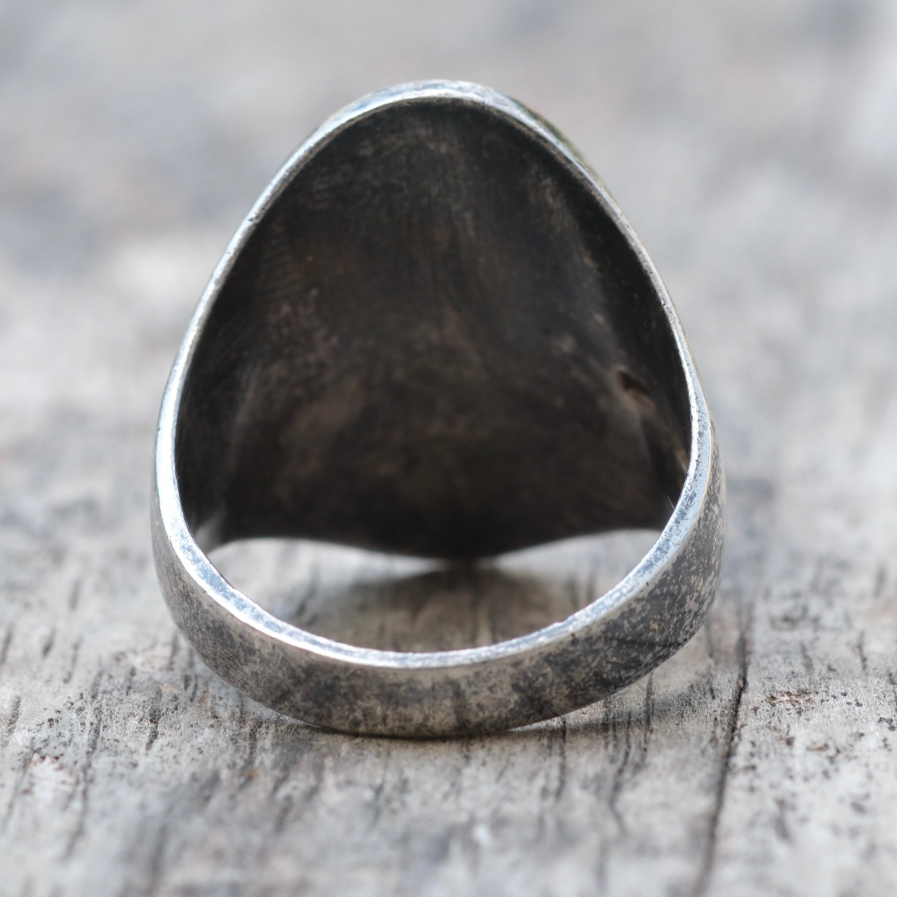 Vintage Sterling Tigers Eye Ring 11.25