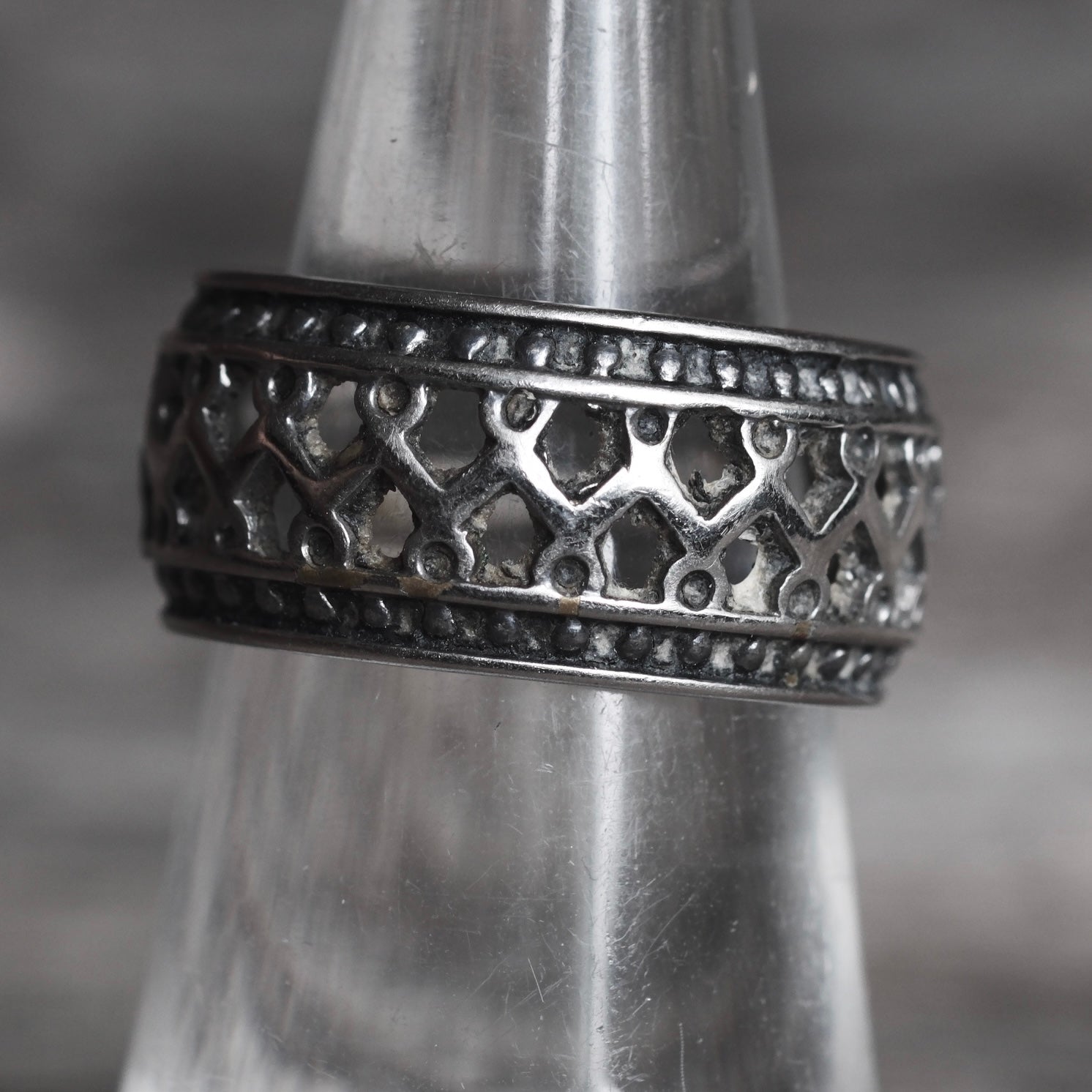 Vintage Sterling Silver Band Ring 6