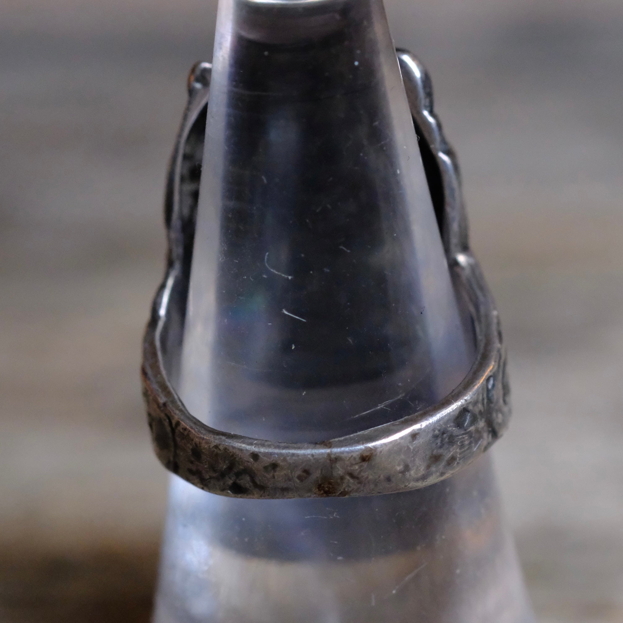Vintage Sterling Silver Warrior Ring 7.5