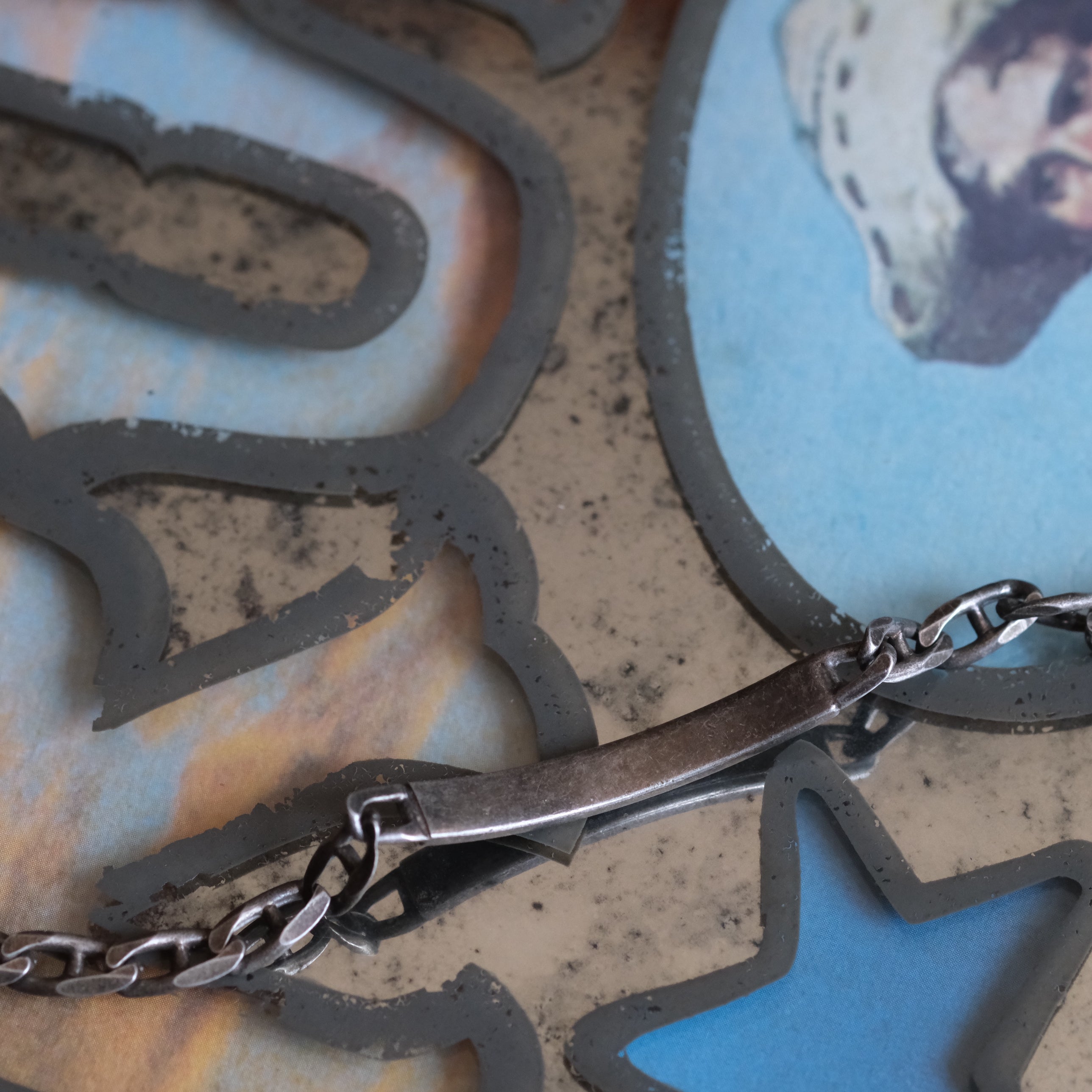 Vintage Sterling Silver ID Bracelet 8"