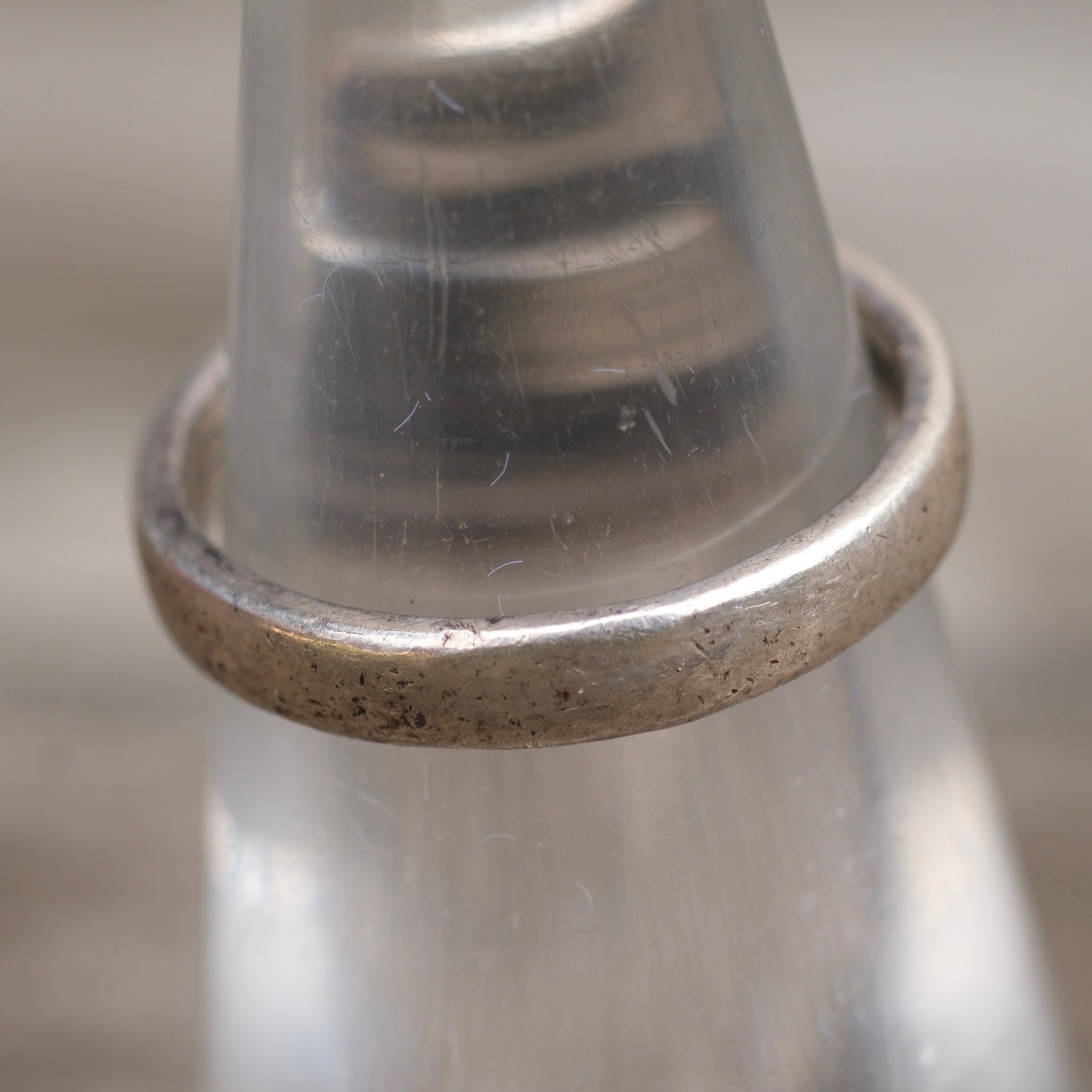 Vintage Sterling Turquoise Bear Paw Ring 5.25