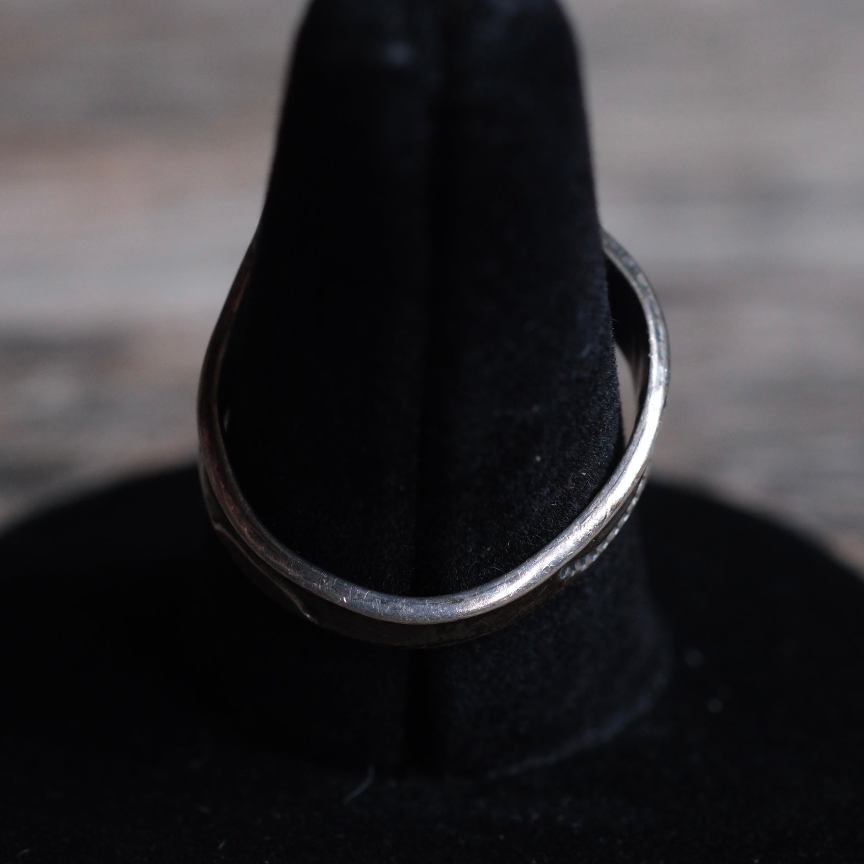 Vintage Sterling Turquoise and Coral Overpass Ring 8