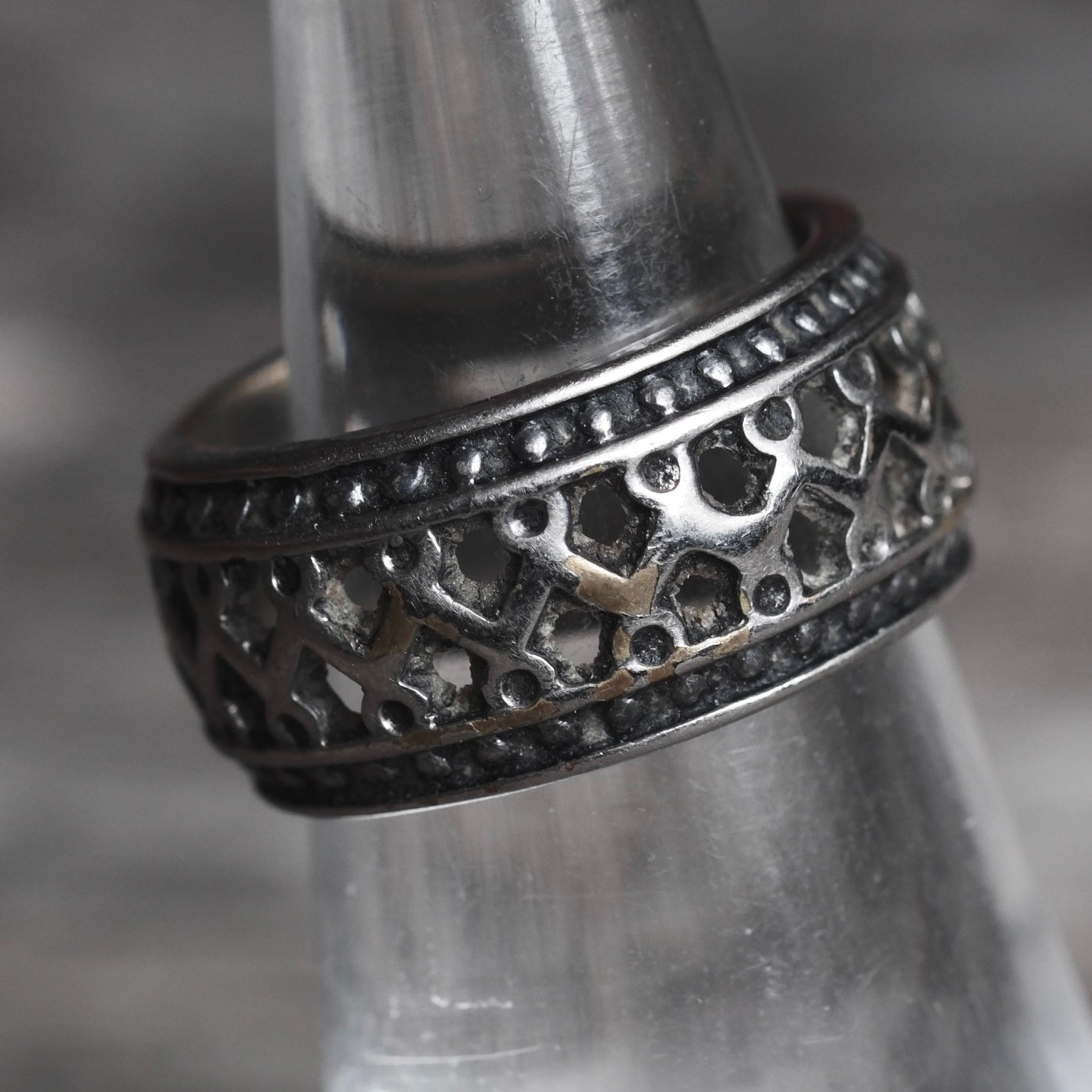 Vintage Sterling Silver Band Ring 6