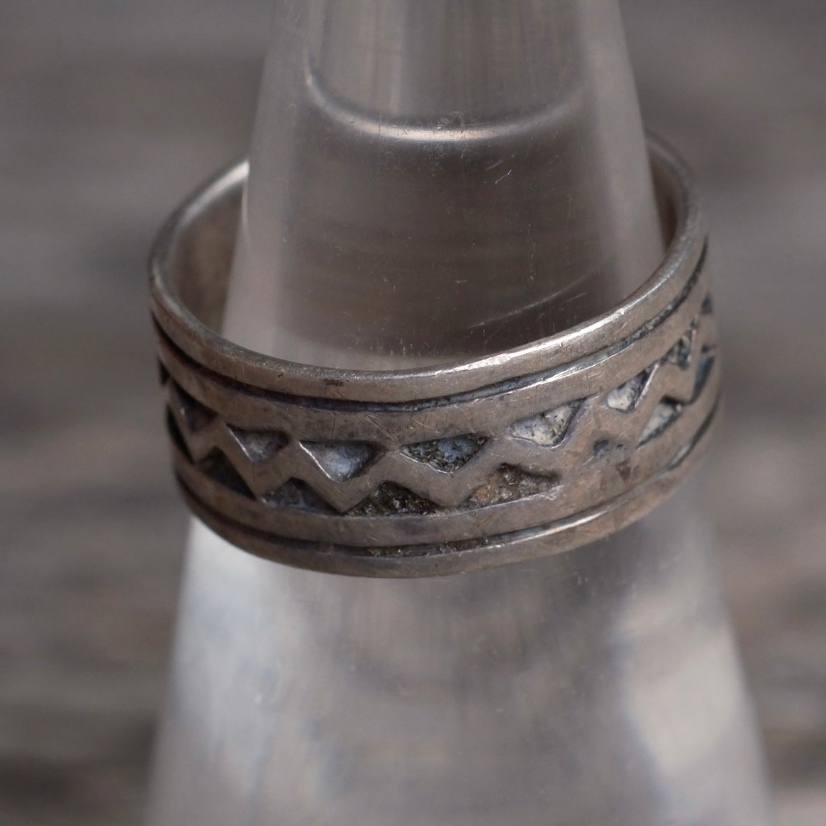 Vintage Sterling Silver Band Ring 7