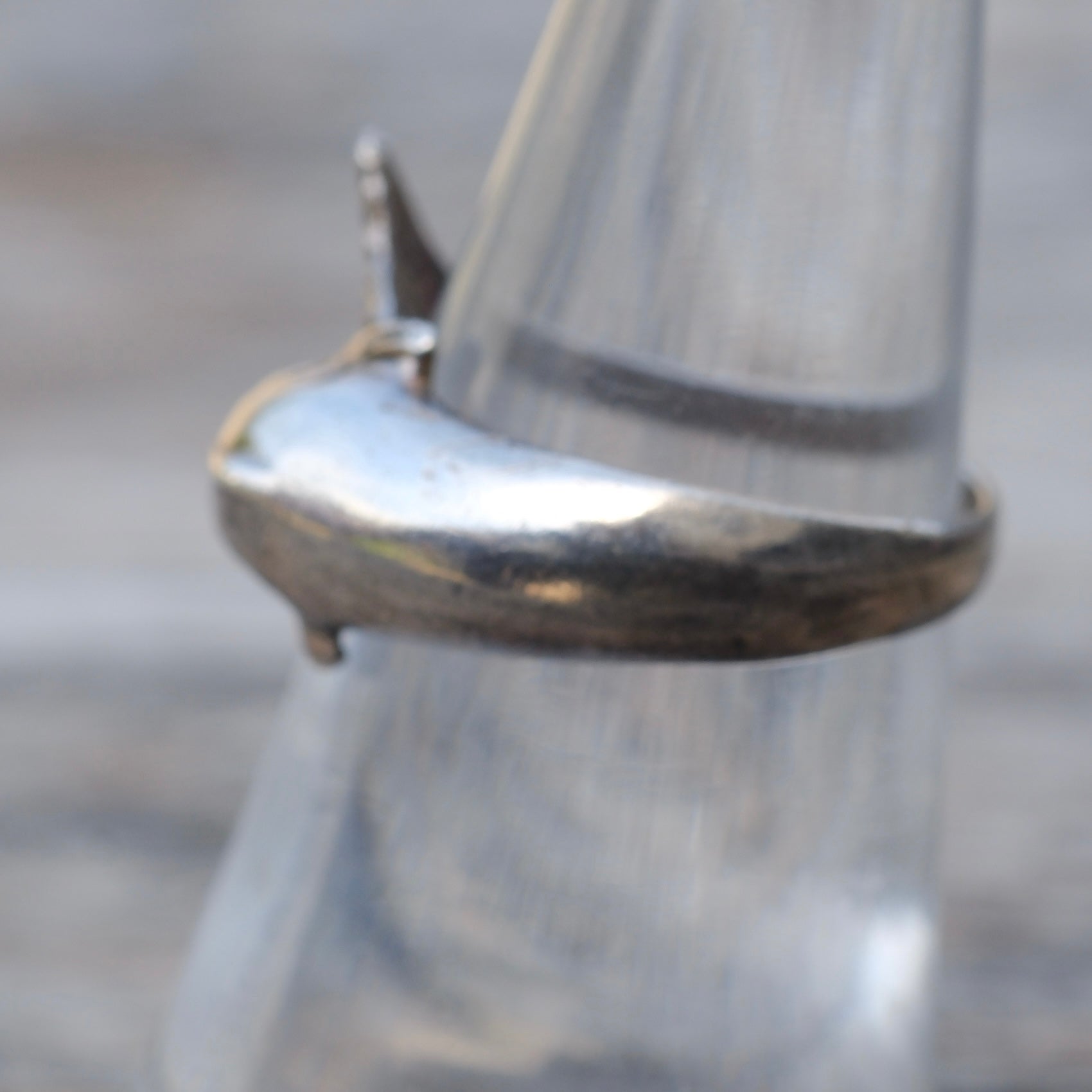 Vintage Sterling Dolphin Ring 6.25