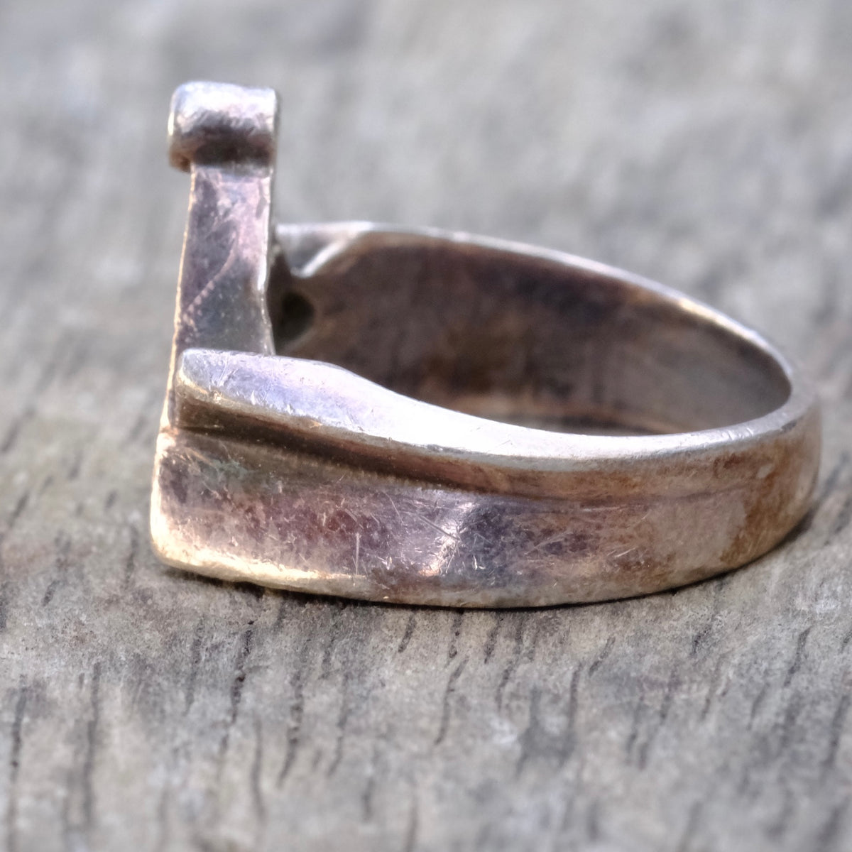 Vintage Sterling Free Masons Ring 8.75