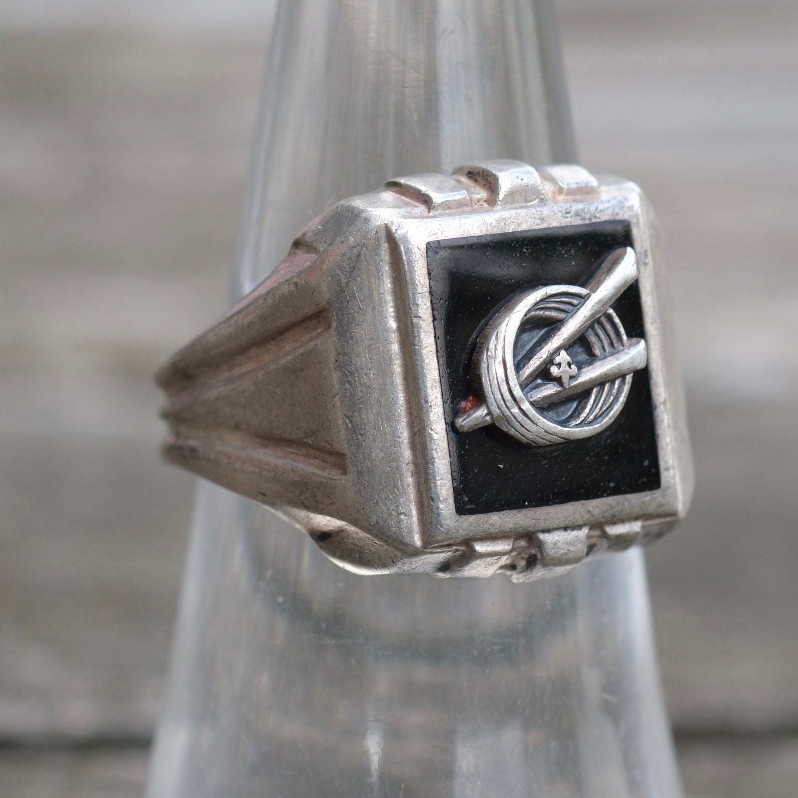 Vintage Sterling Boy Scouts Ring 6.75
