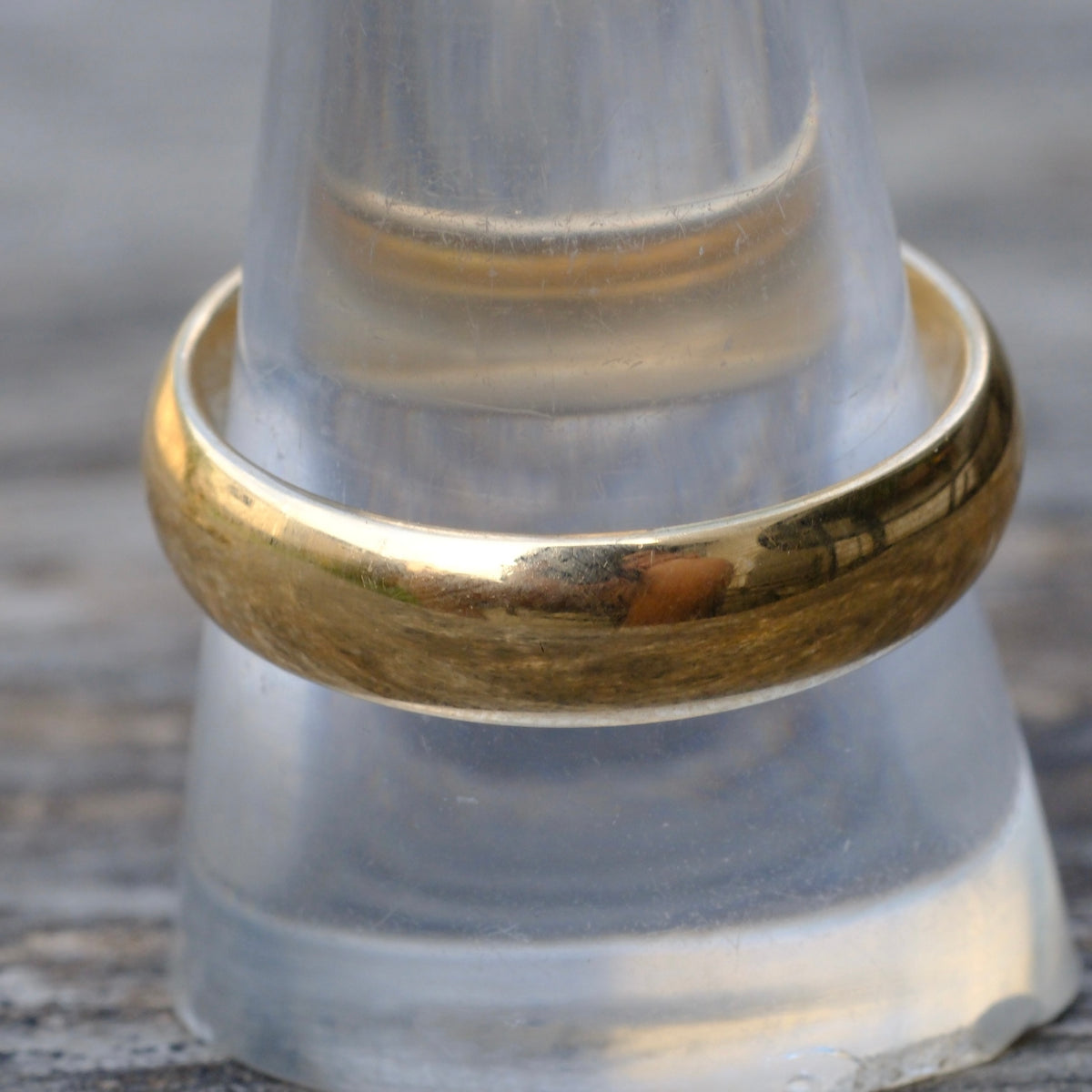 Vintage 14K Gold Band Ring 9.75 8.4 Grams