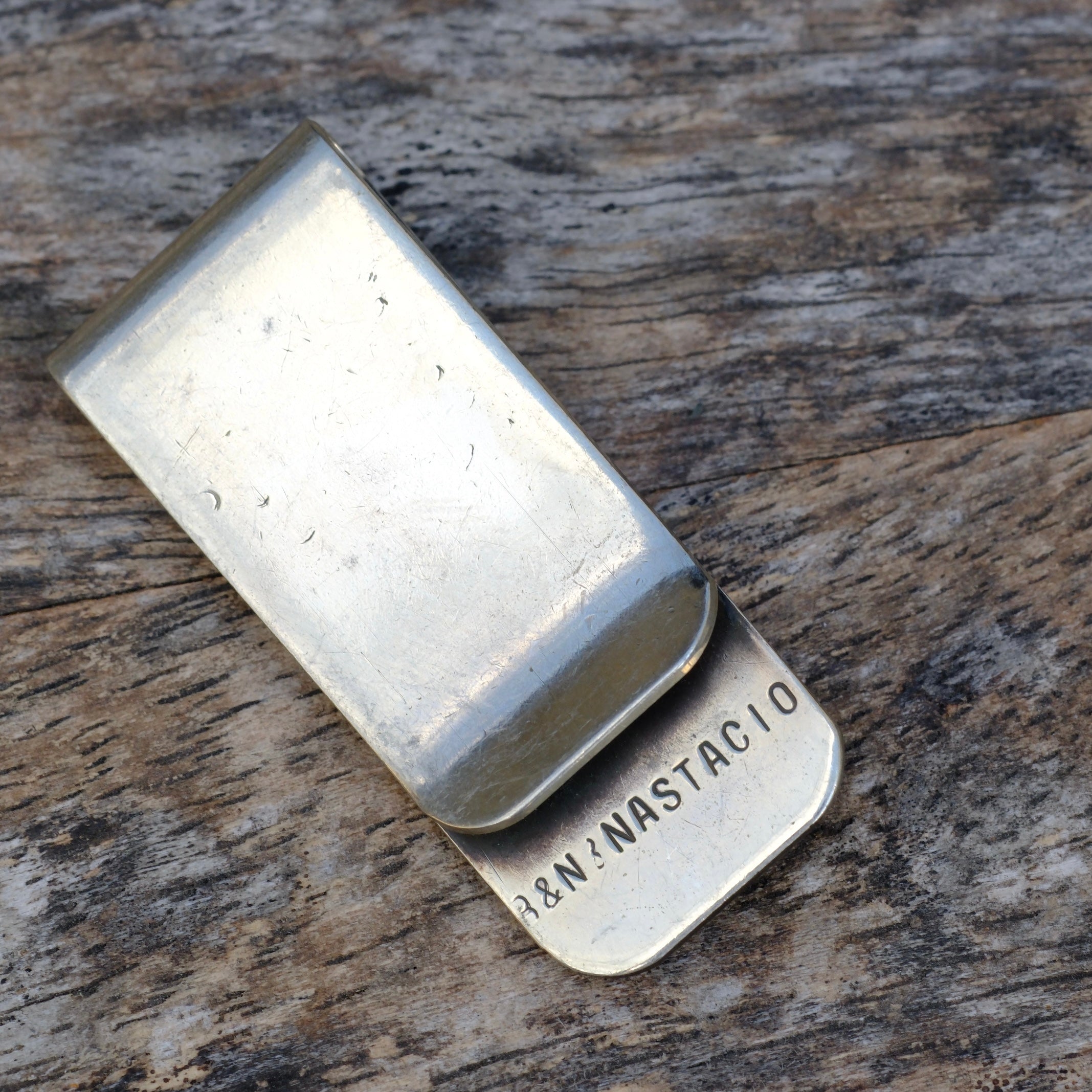 Vintage Turquoise and Coral Feather Money Clip