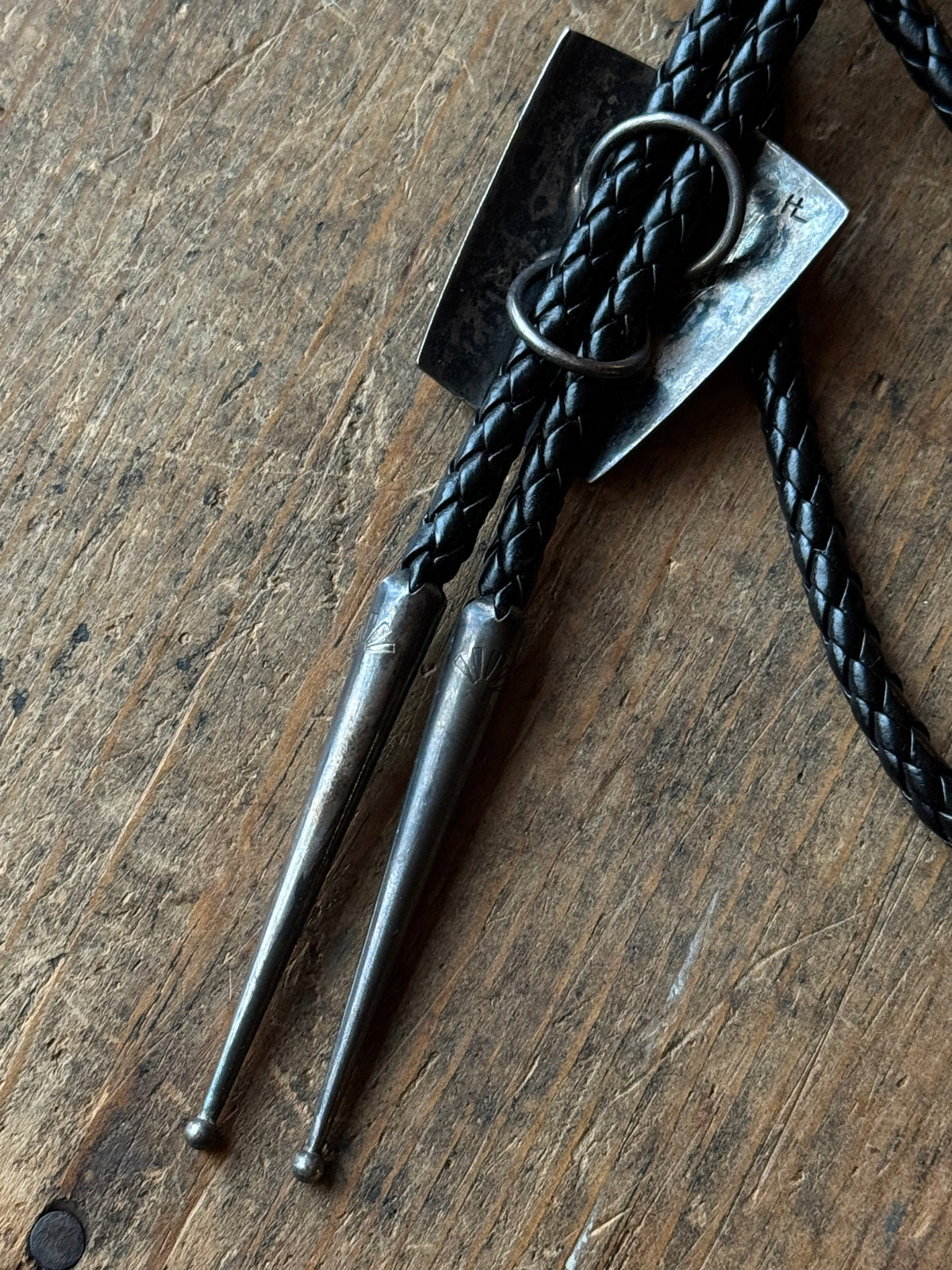 Vintage Sterling Silver Hopi Bird Bolo