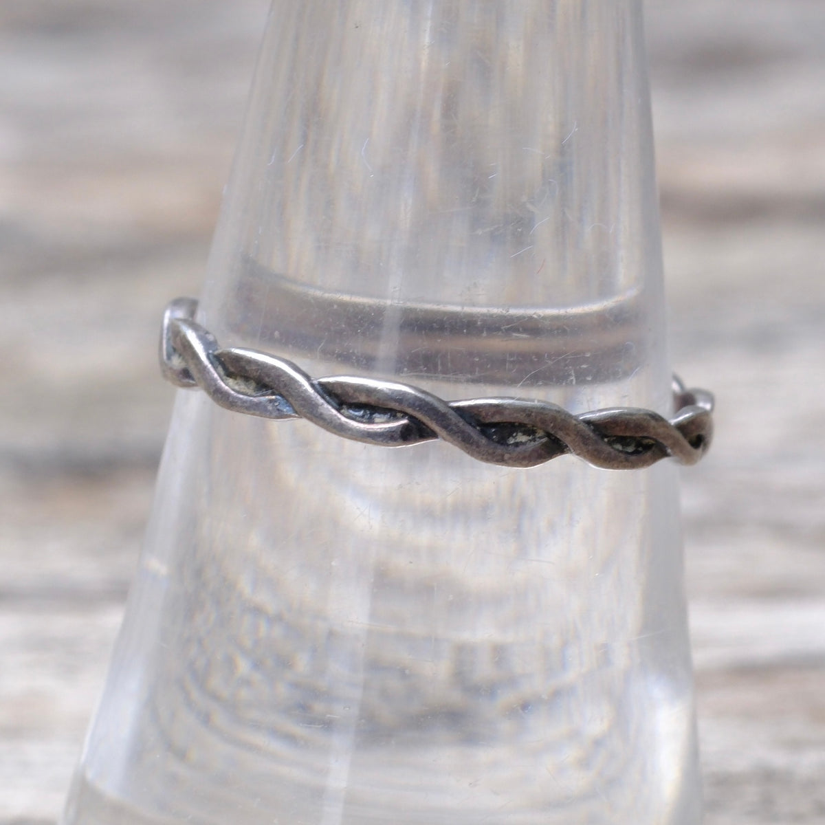 Vintage Sterling Braided Band 7.75