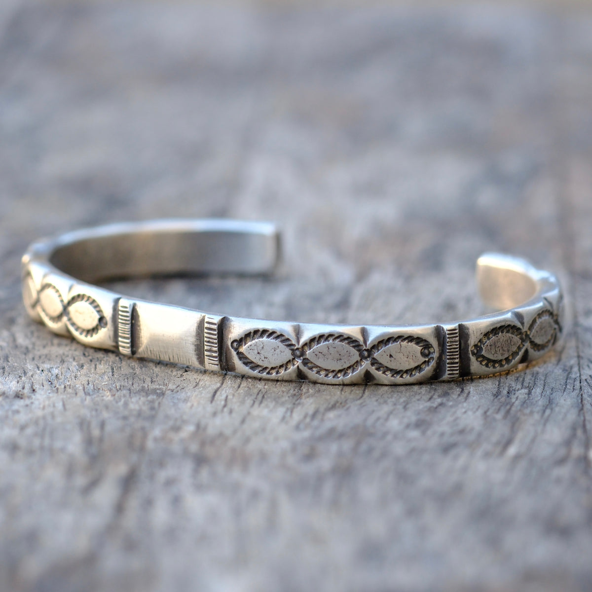 Joe O'Neill Stamped Cuff Bracelet