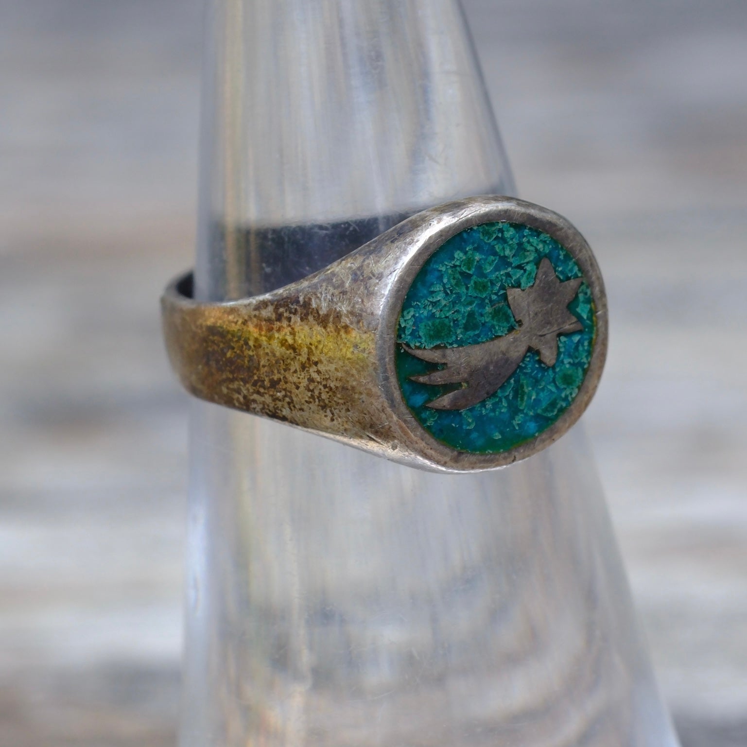 Vintage Sterling Shooting Star Ring 5