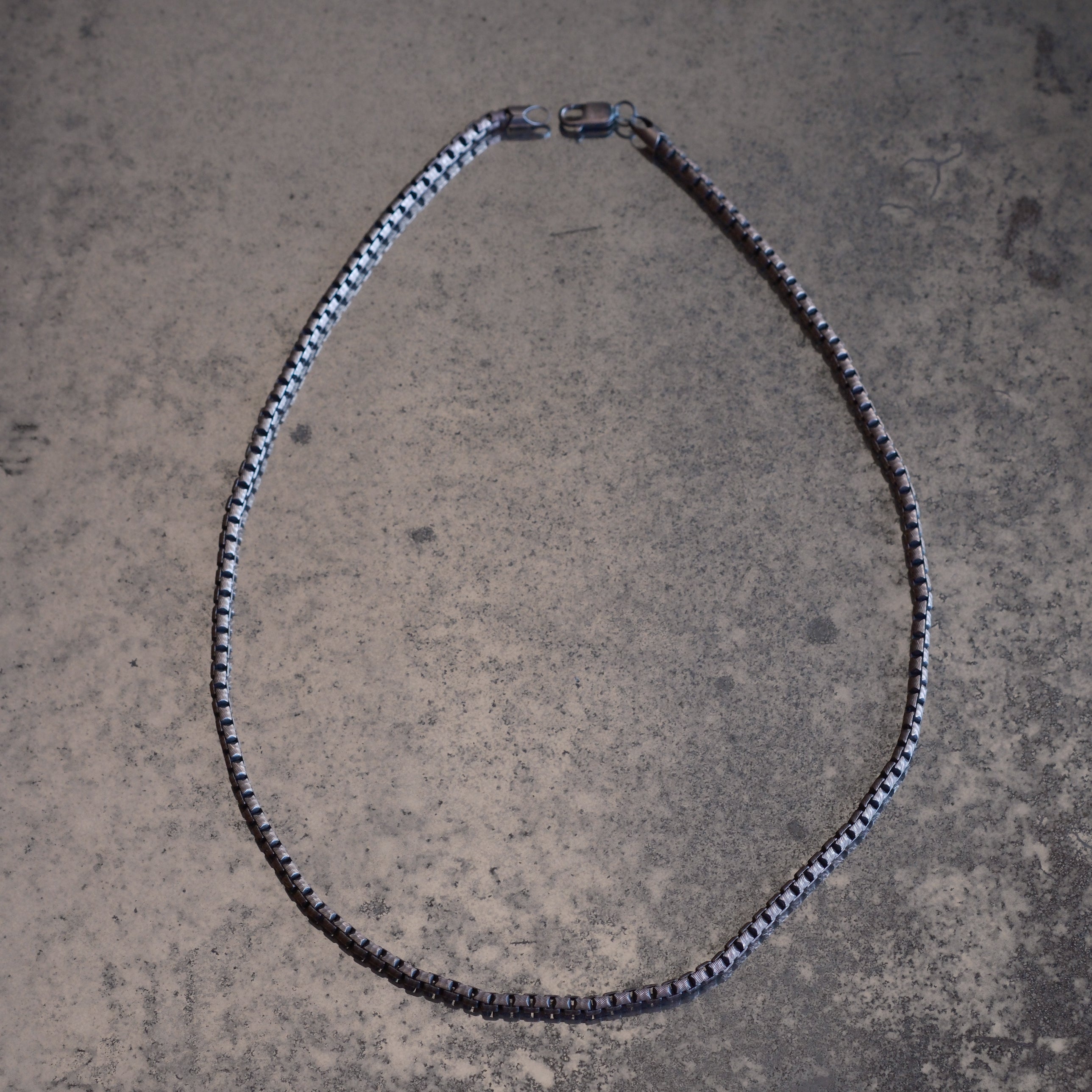 Vintage Sterling Silver Fancy Link Chain Necklace 23.5"