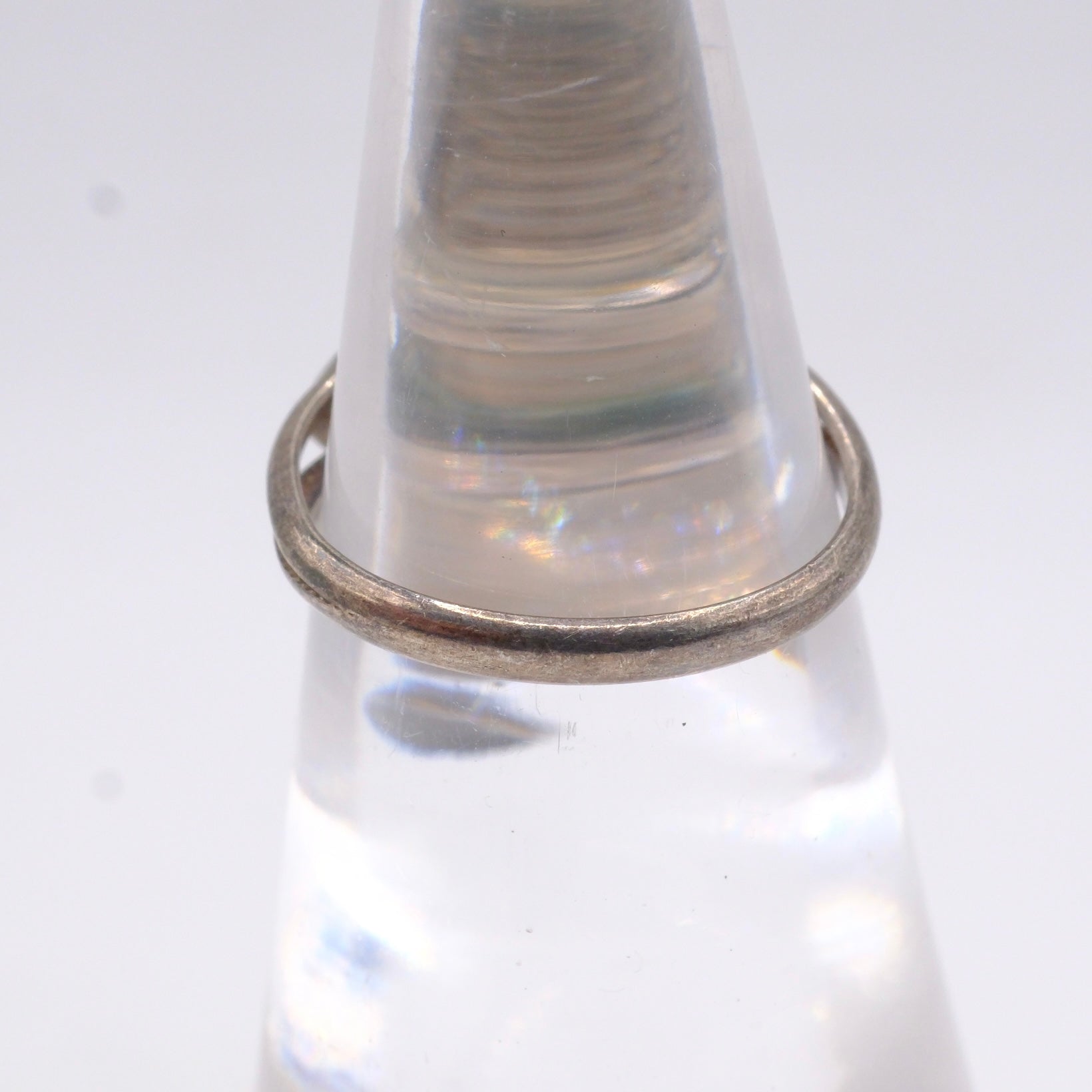 Vintage Sterling Turquoise and Mother Of Pearl Feather Ring 4.75