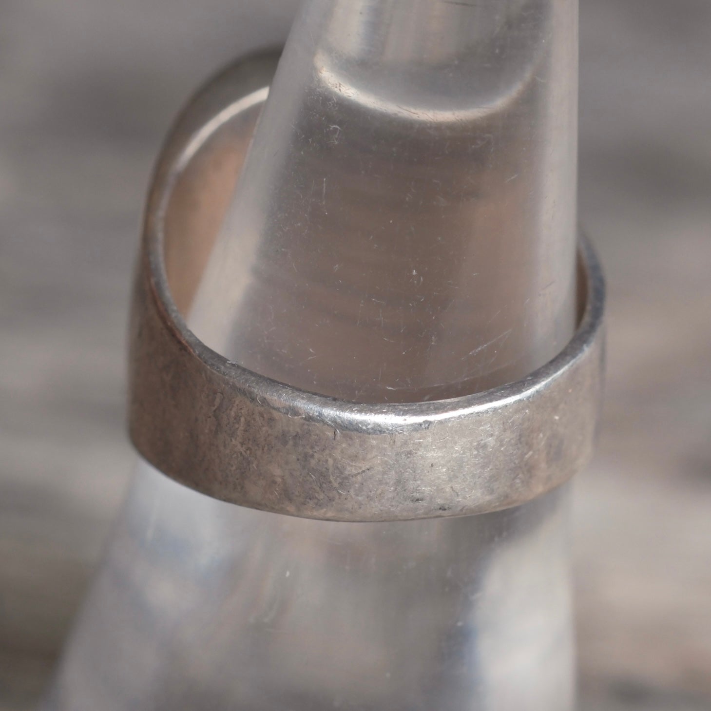 Vintage Sterling Silver Modernist Ring 8