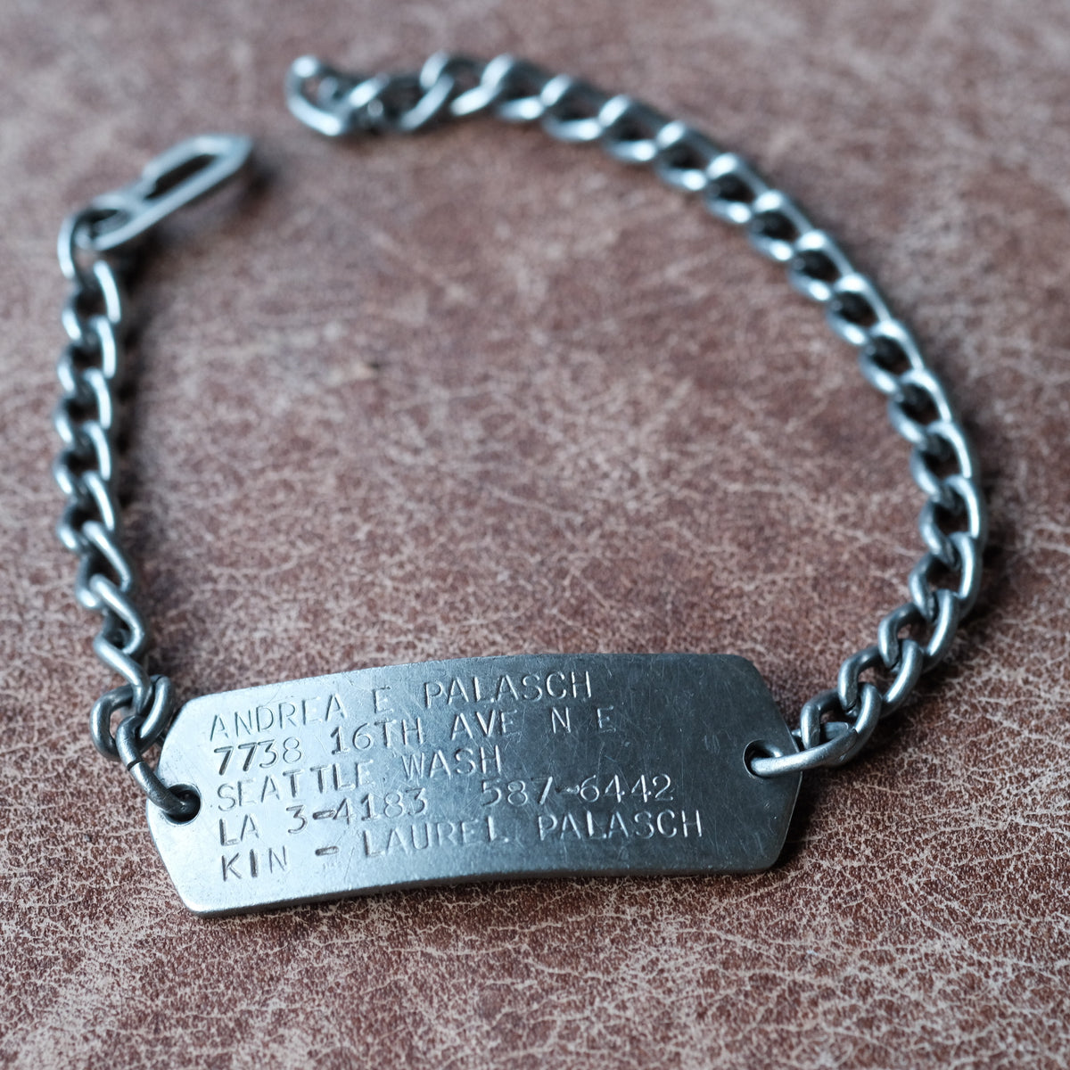 Vintage Sterling Silver Military ID Bracelet – American Decay