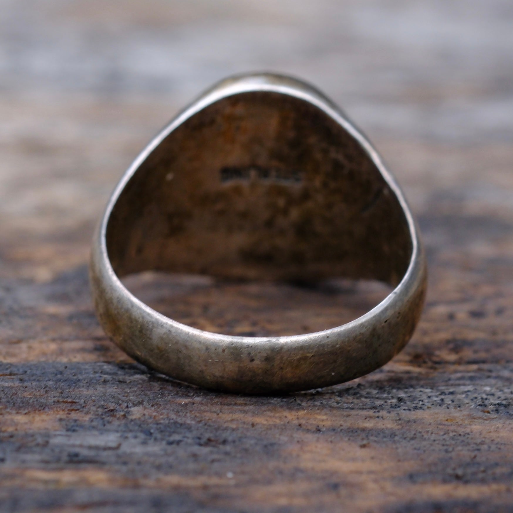 Vintage Sterling Stamped Crossed Arrows Ring 11.25