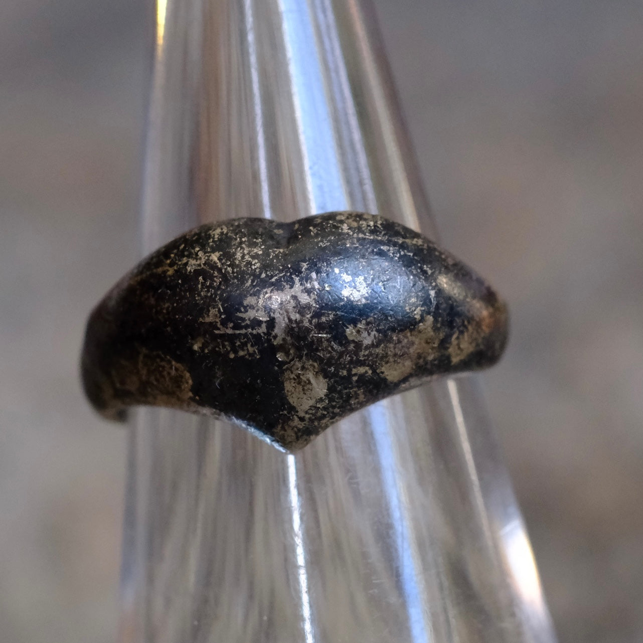 Vintage Sterling Silver Heart Ring 5.25
