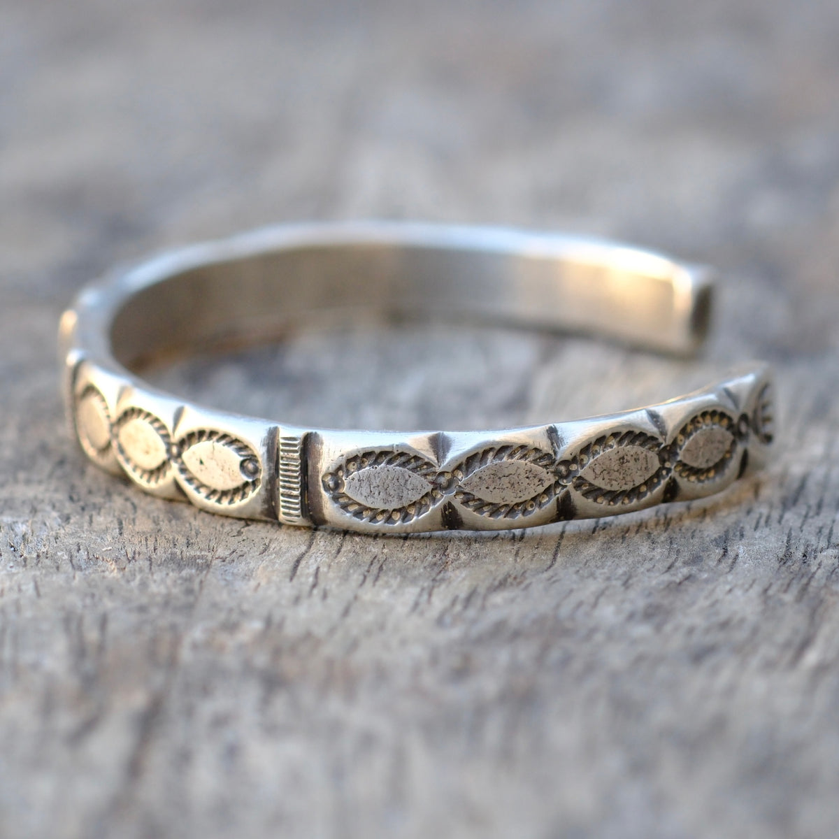 Joe O'Neill Stamped Cuff Bracelet