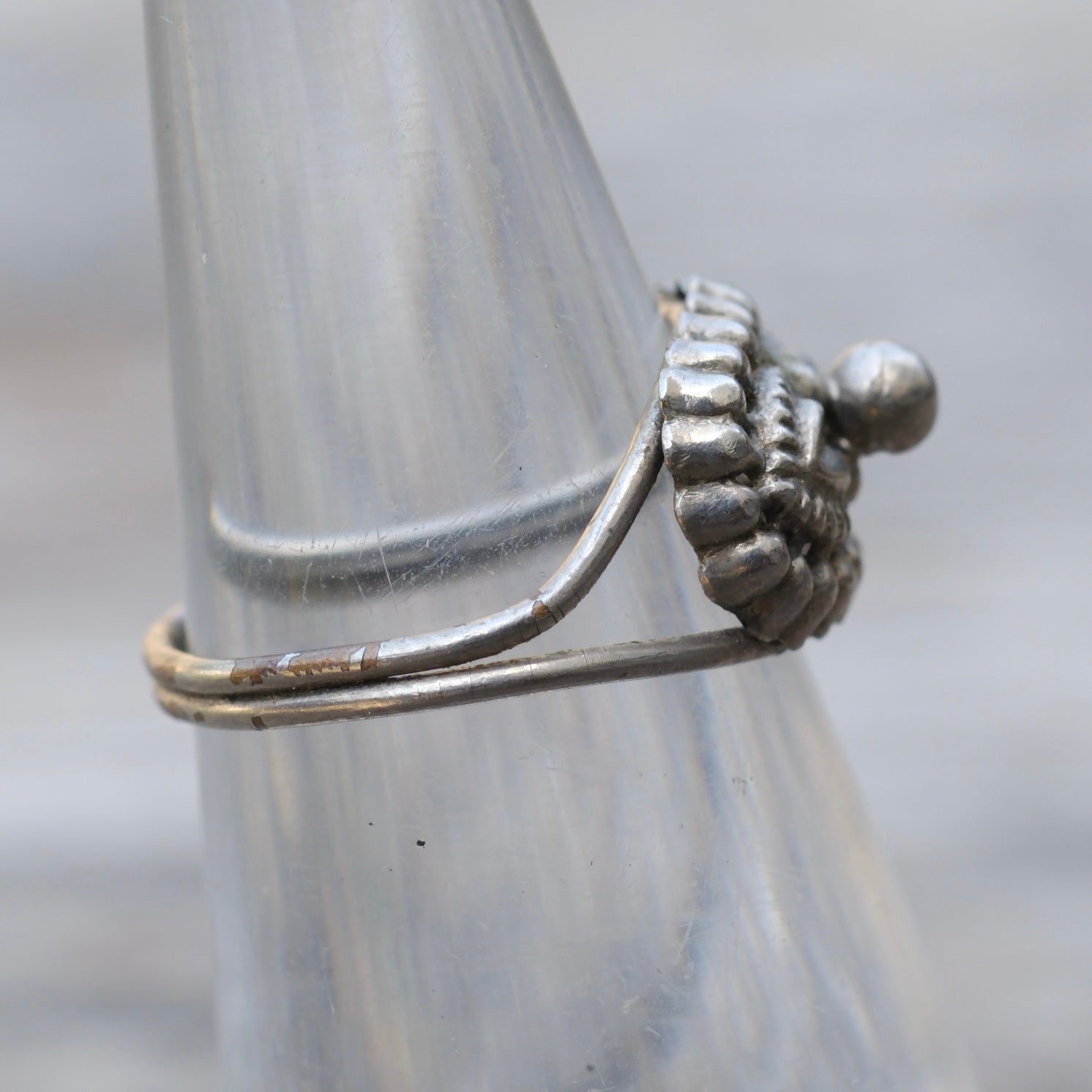 Vintage Sterling Orante Band Ring 4