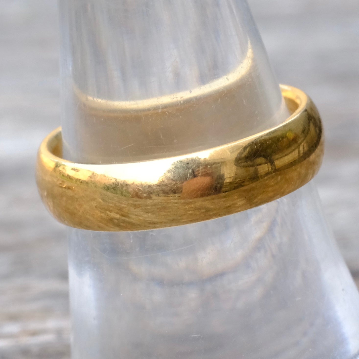 Vintage 14K Gold Band Ring 7.75