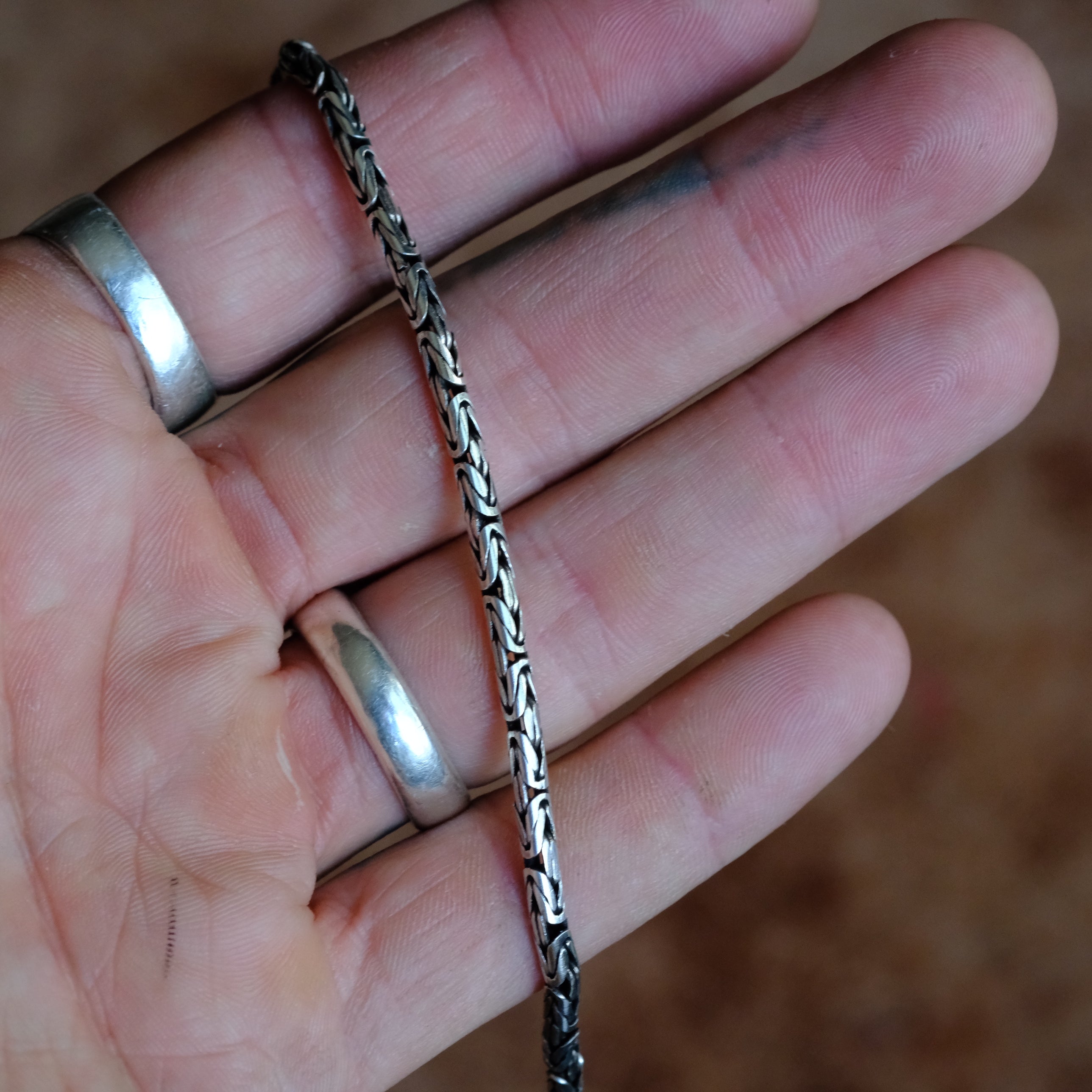 Vintage Sterling Silver Byzantine Bracelet
