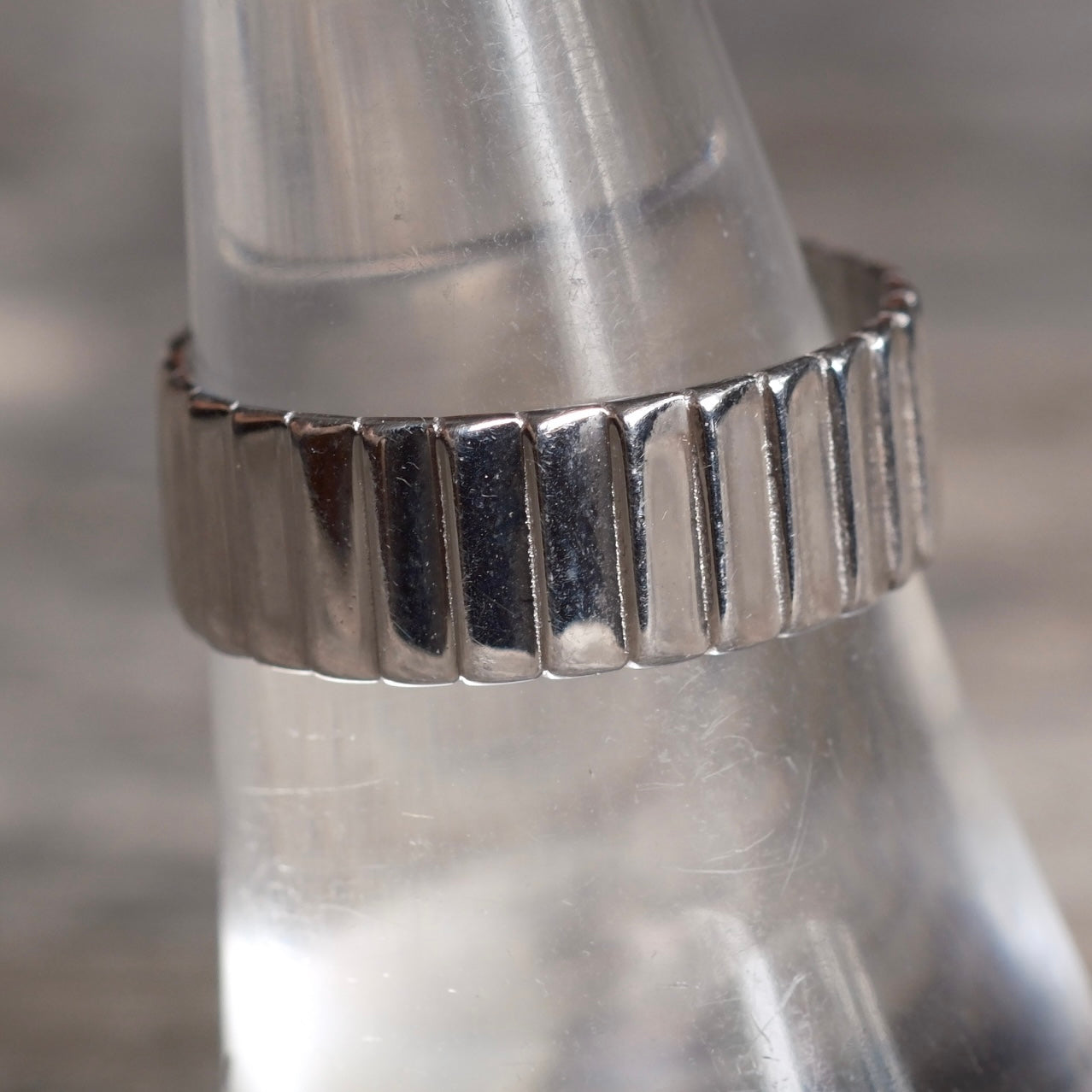 Vintage Sterling Silver Band Ring 7.5