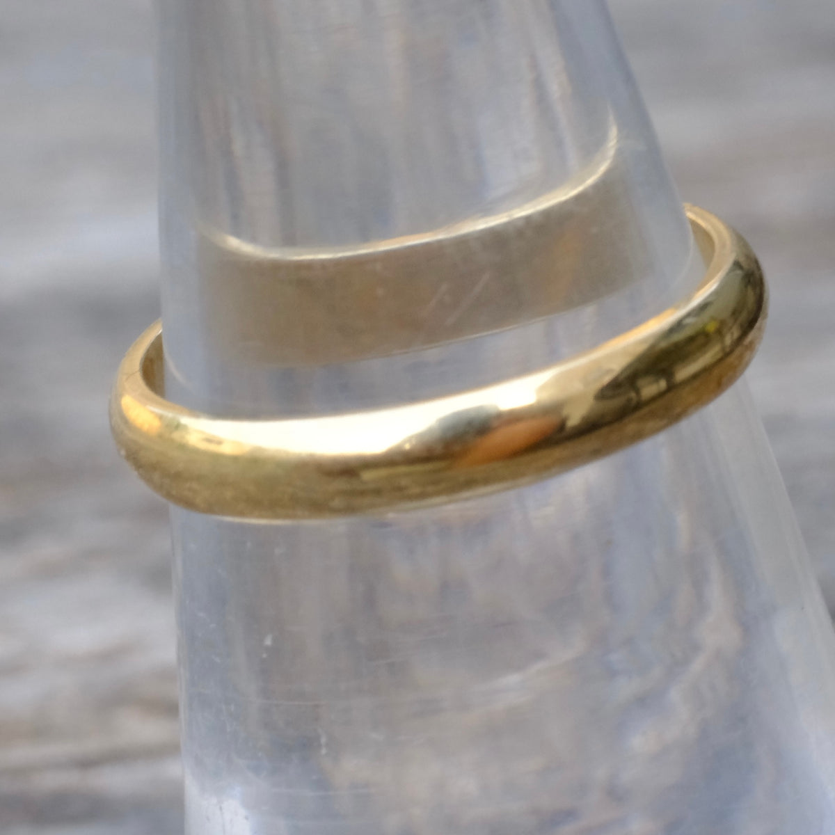 Vintage 14K Gold Band Ring 5.75