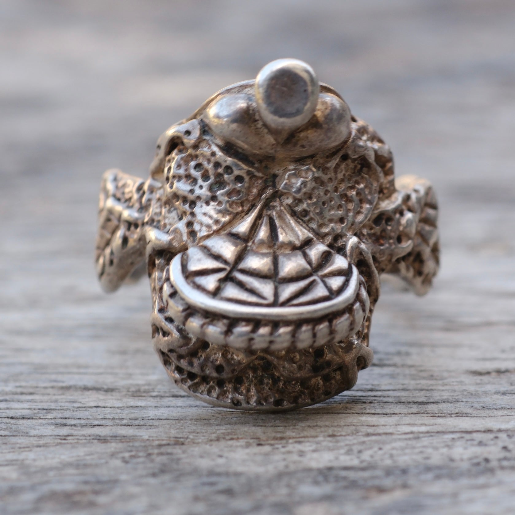Vintage Sterling Silver Saddle Ring 11.75