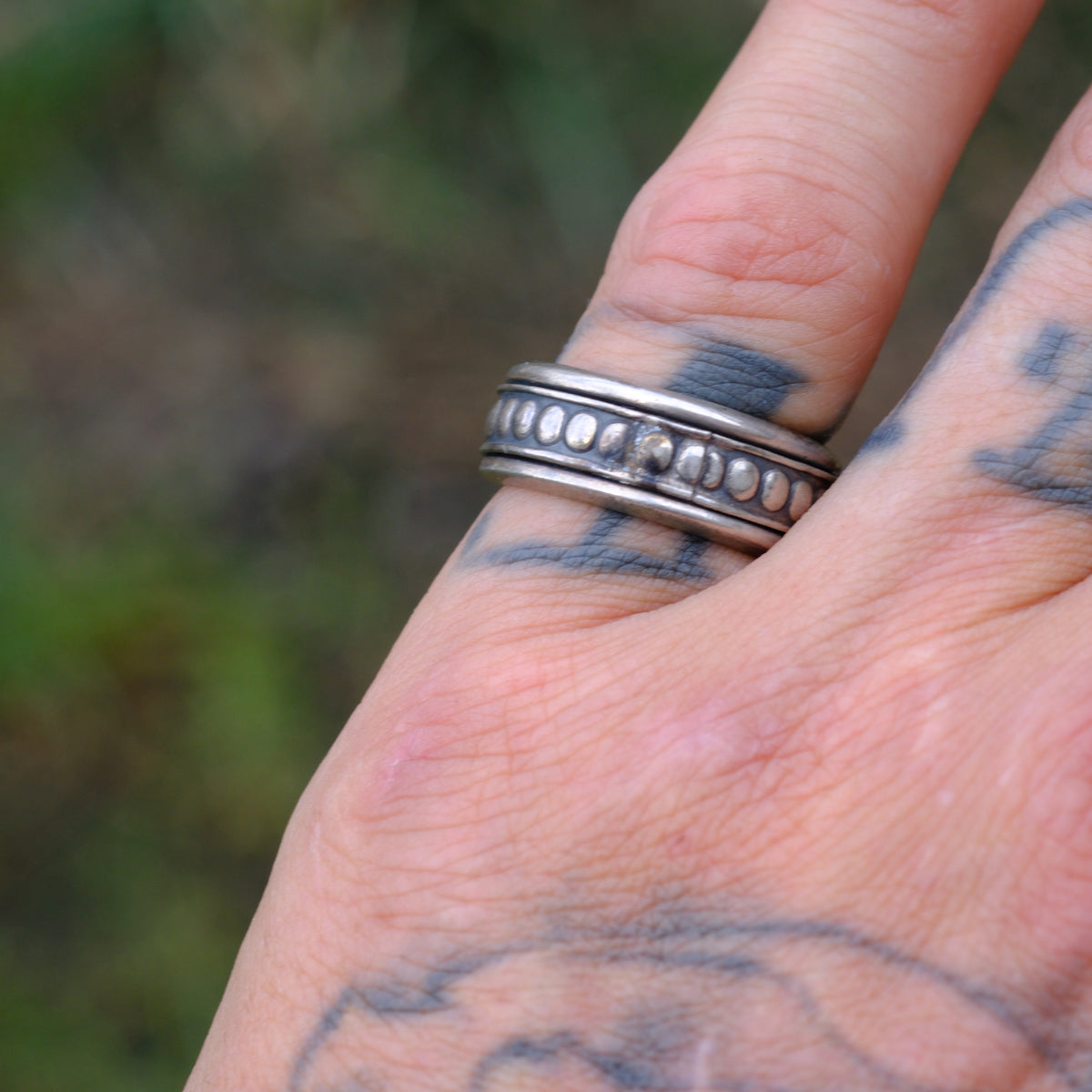 Vintage Sterling Silver Band Ring 7