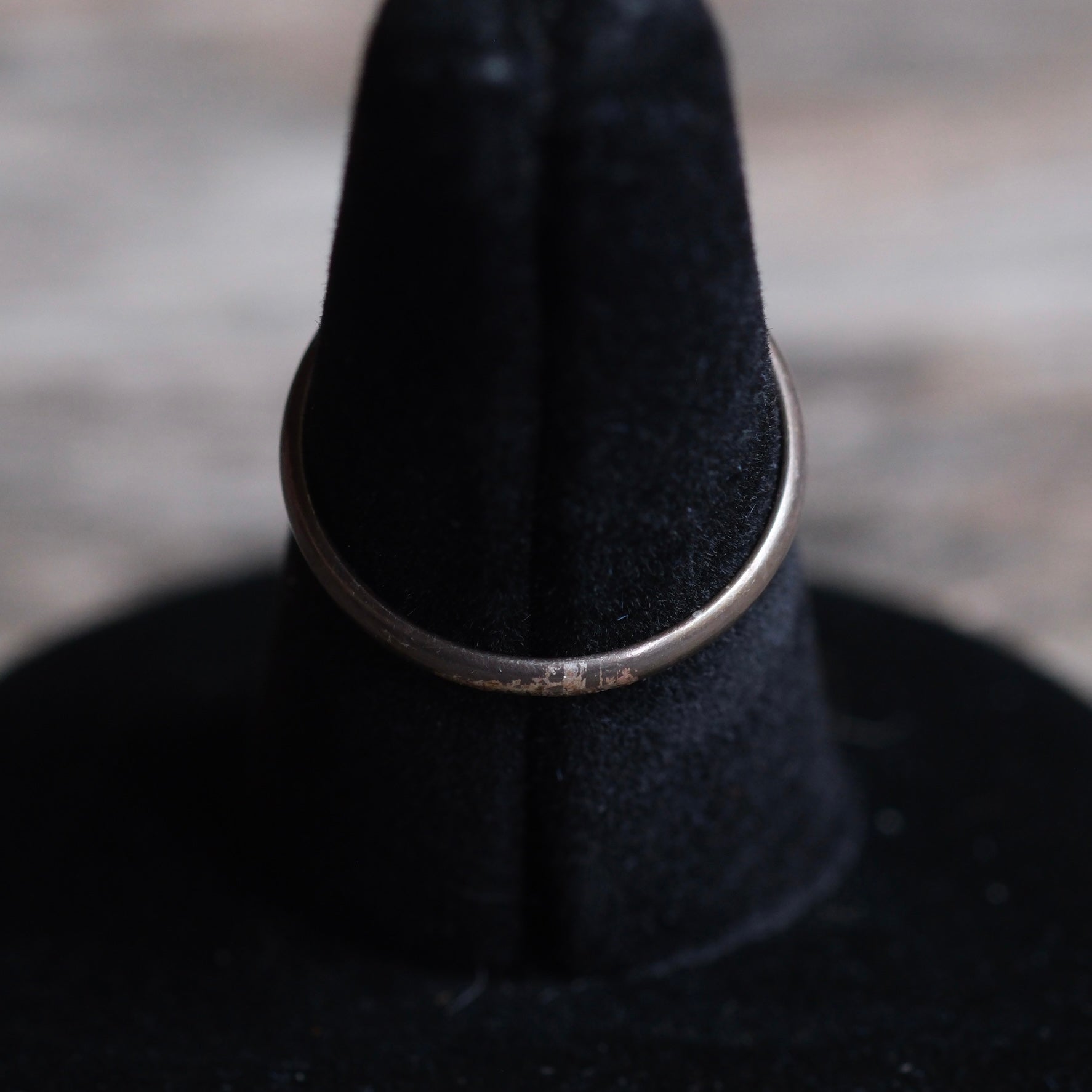 Vintage Sterling Turquoise Roper Ring 6