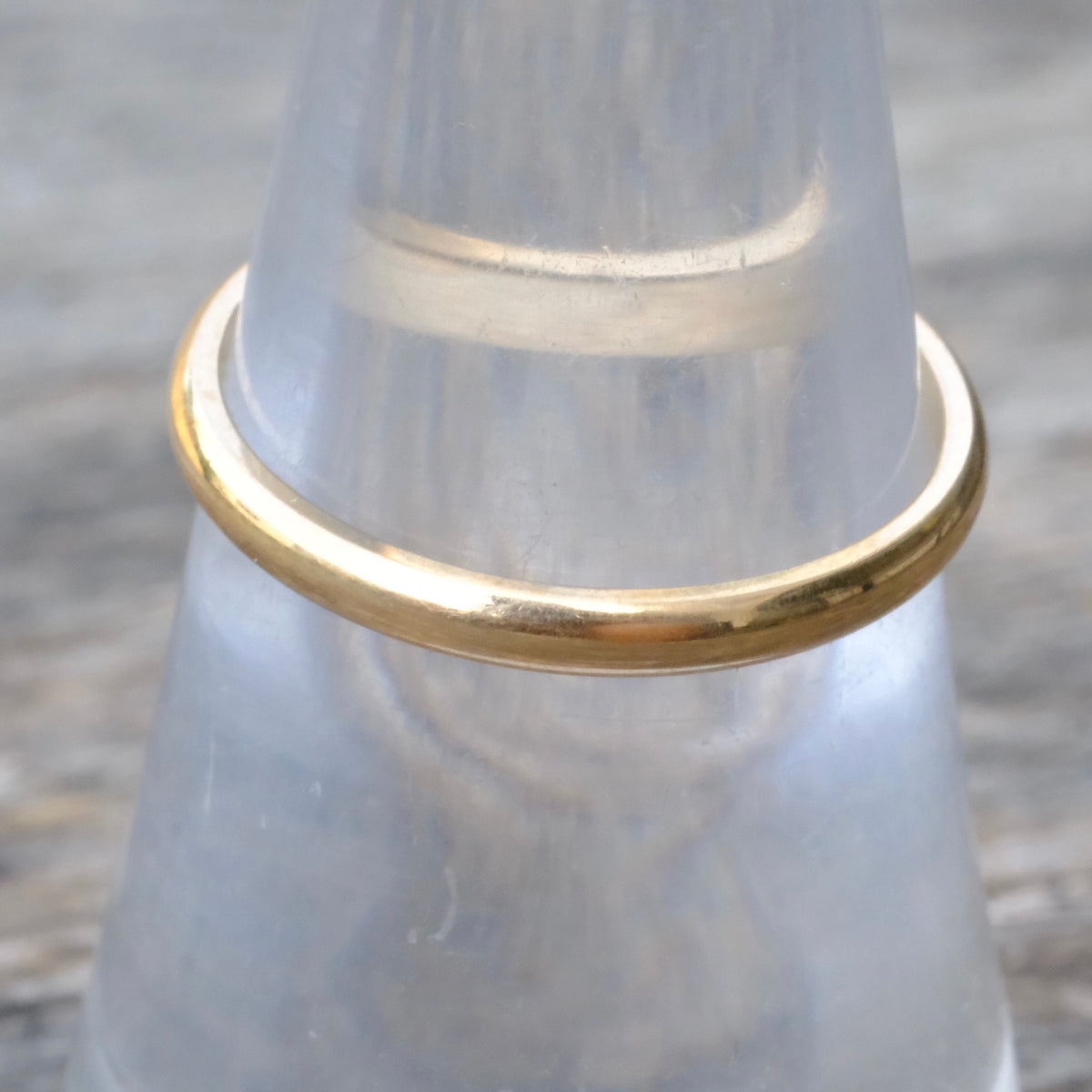 Vintage 14K Gold Band Ring 6.75