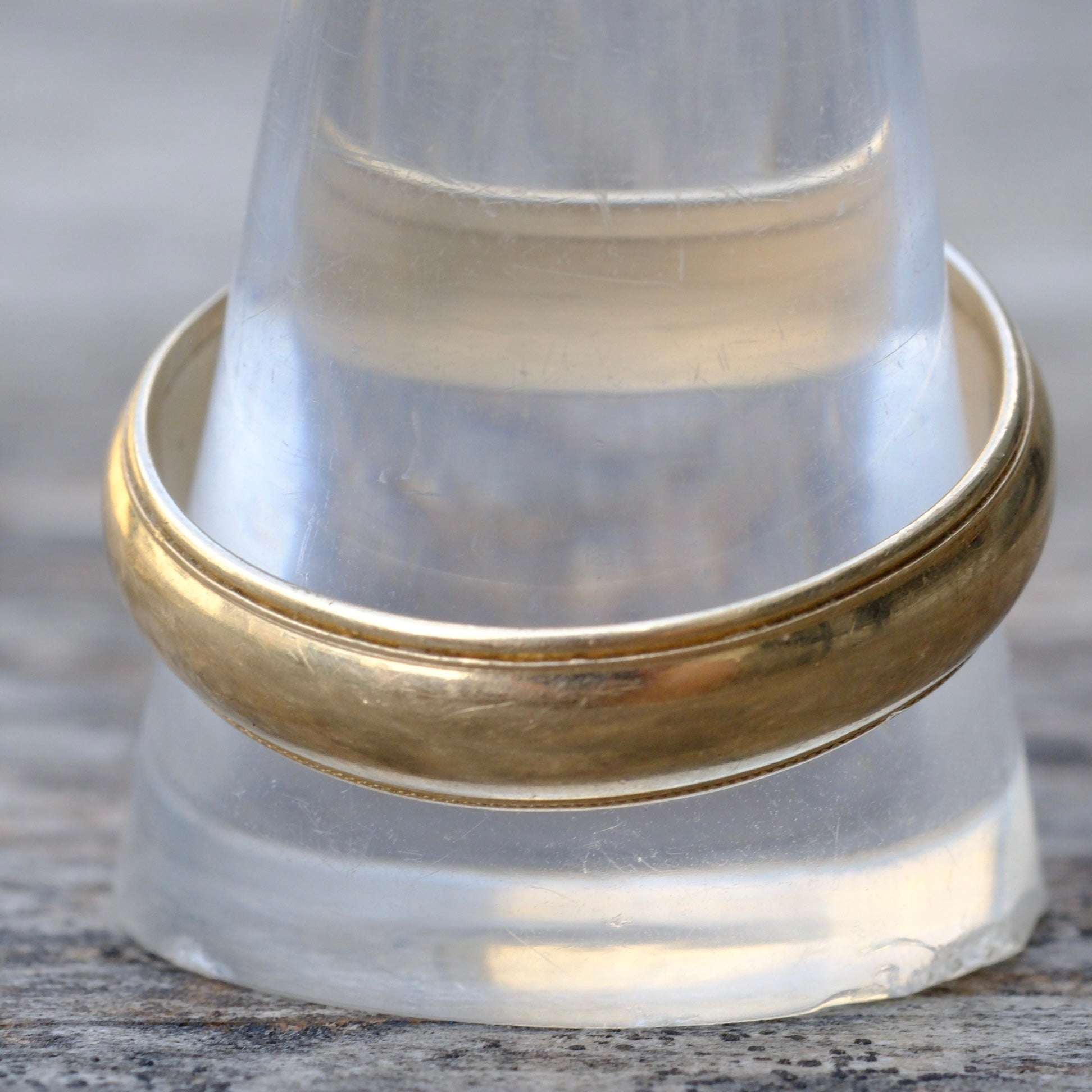 Vintage 14K Gold Band Ring 12.75