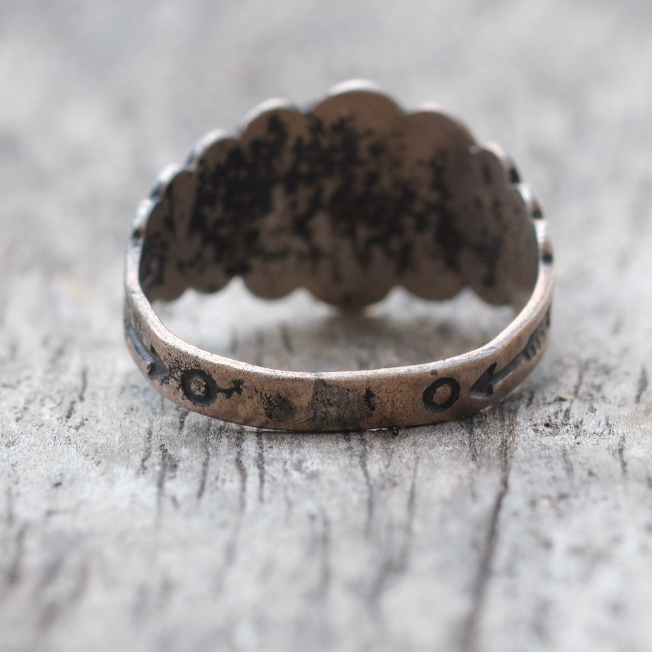 Vintage Sterling Silver Thunderbird Ring 6.75
