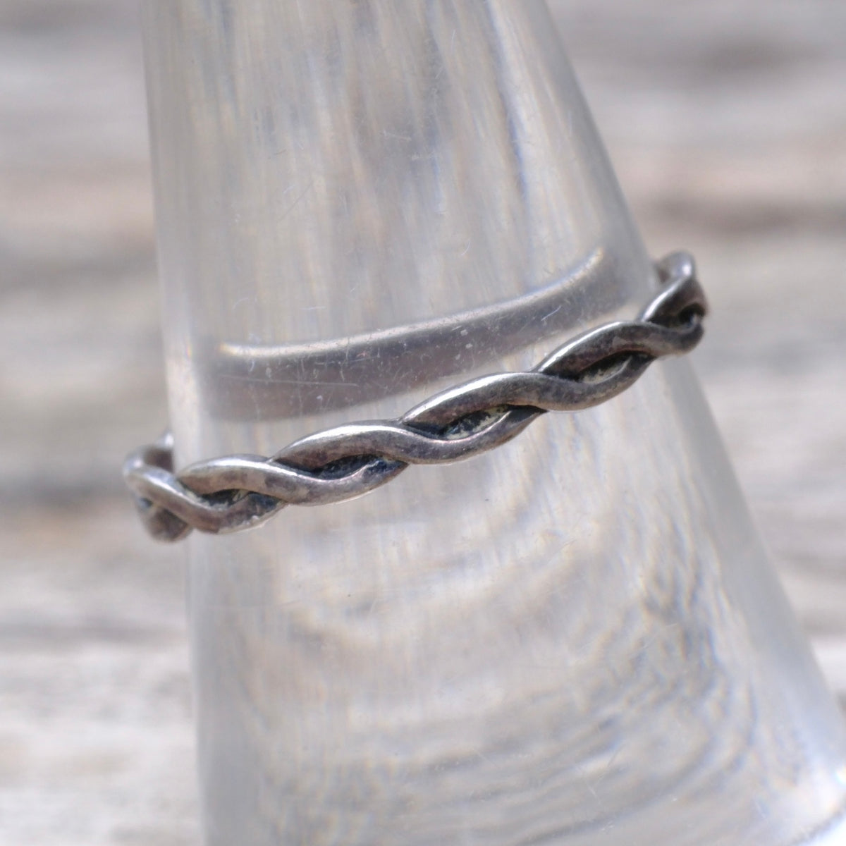 Vintage Sterling Braided Band 7.75