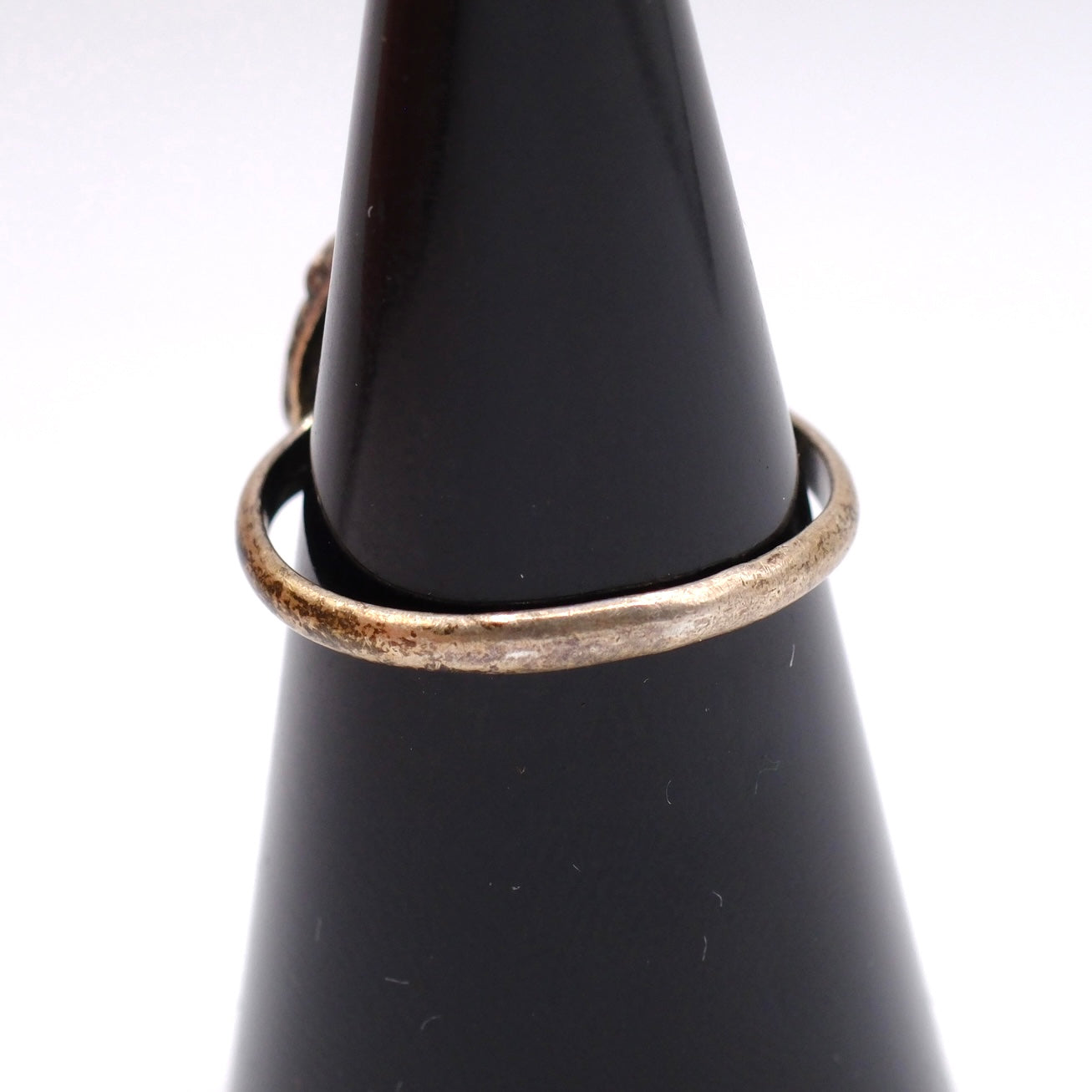 Vintage Sterling Turquoise Feather Ring 6