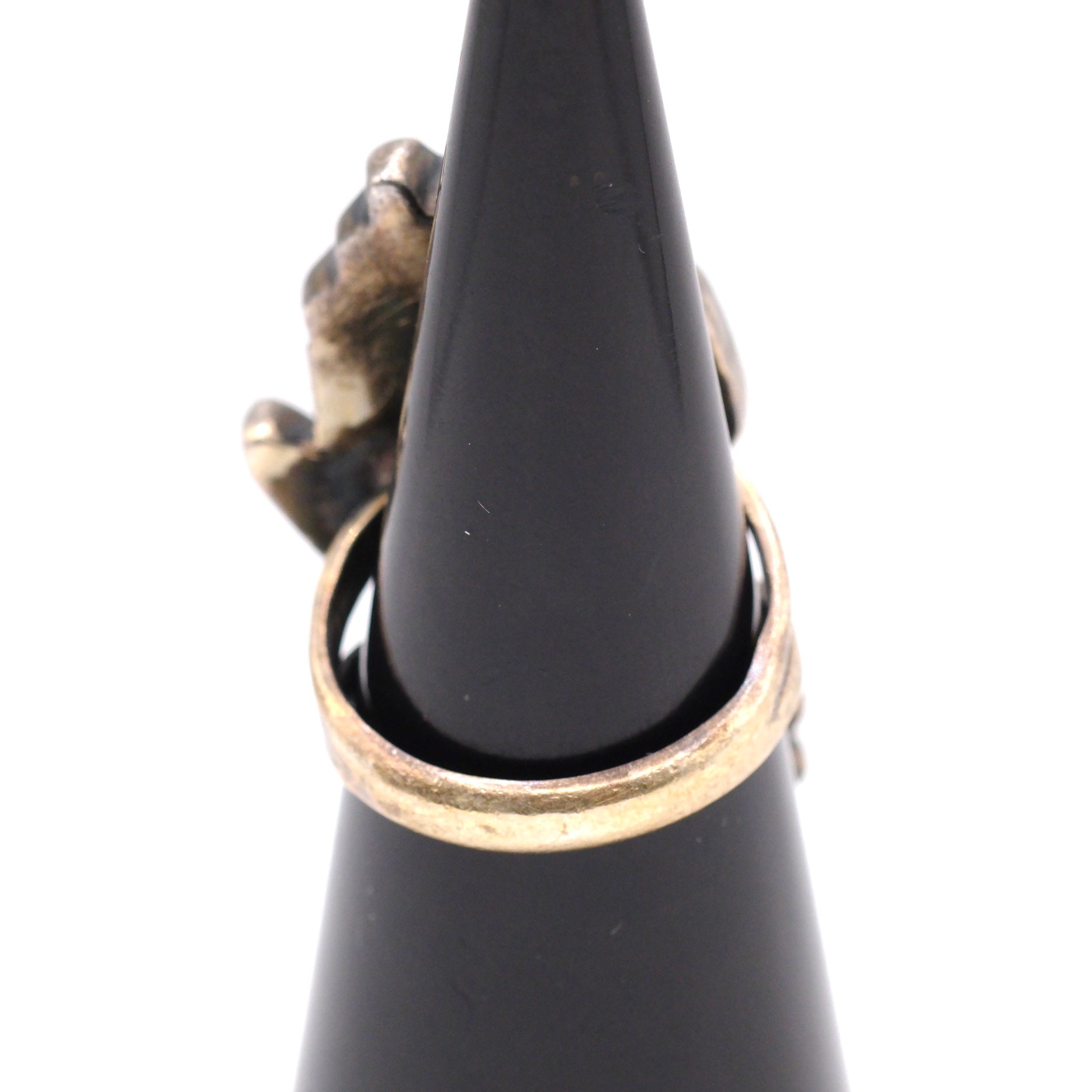 Vintage Sterling Multistone Kachina Ring 6
