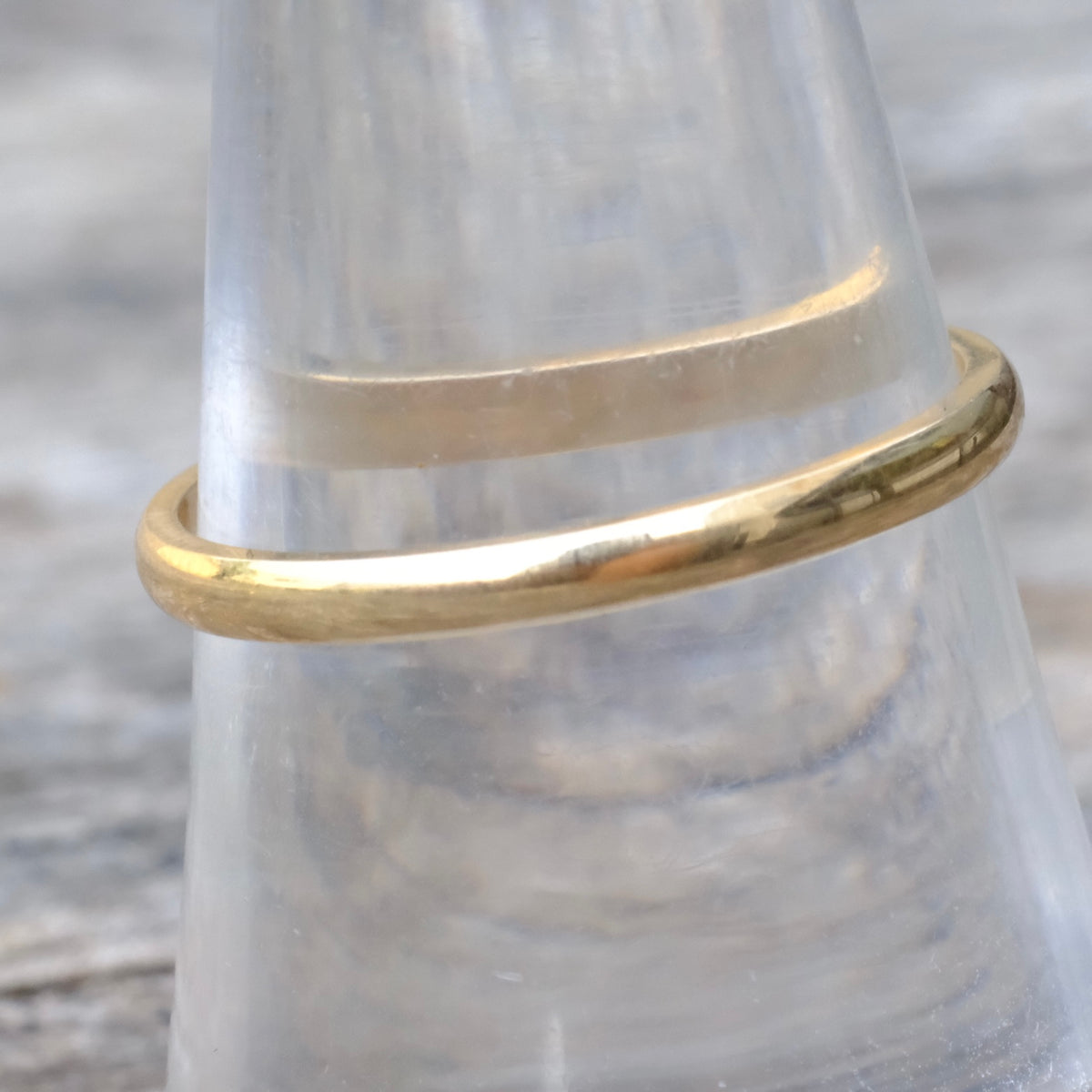 Vintage 14K Gold Band Ring 8