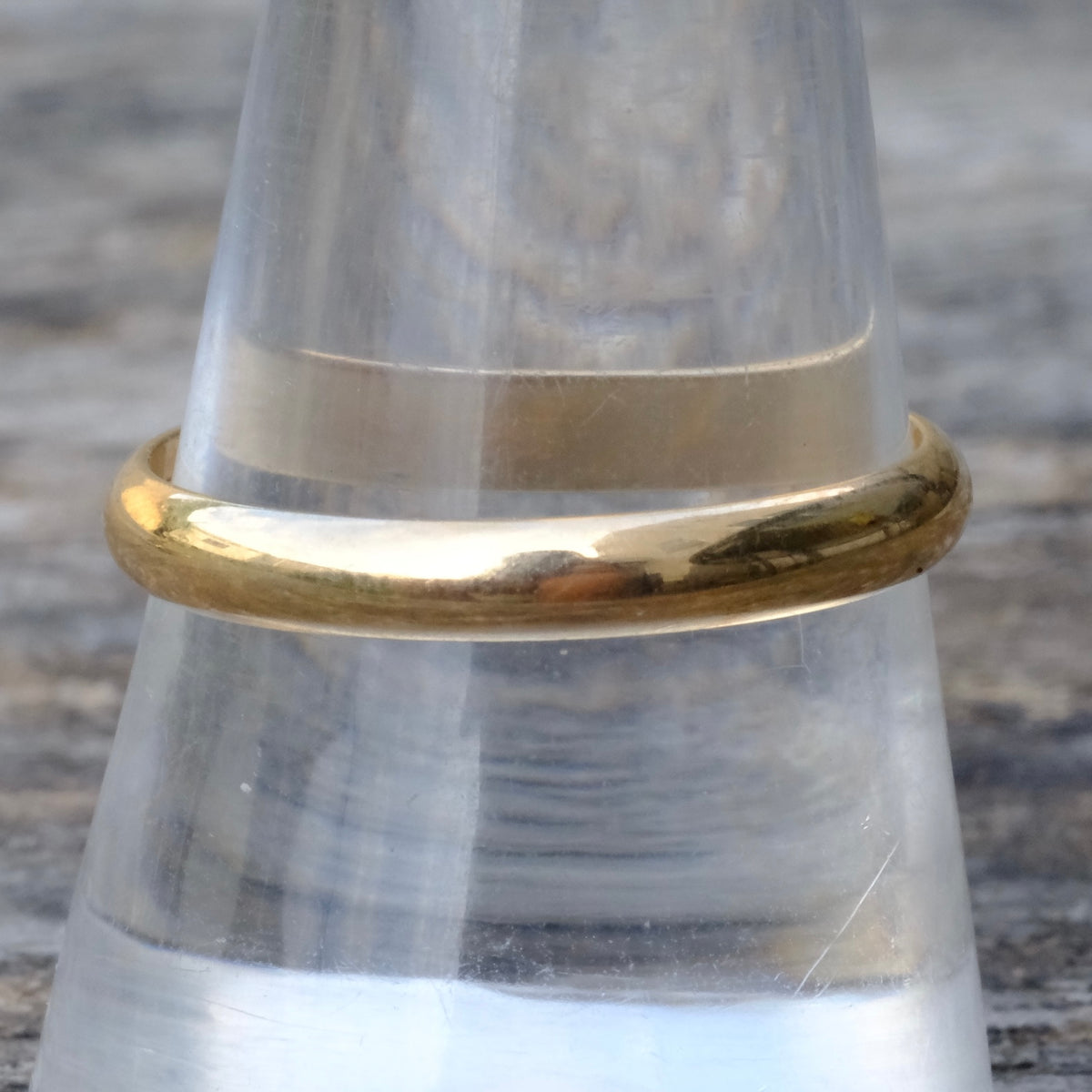 Vintage 14K Gold Band Ring 9.75