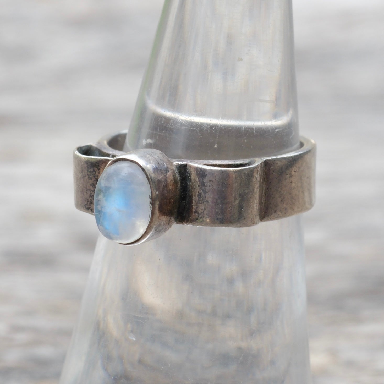 Vintage Sterling Labradorite Ring 5.75