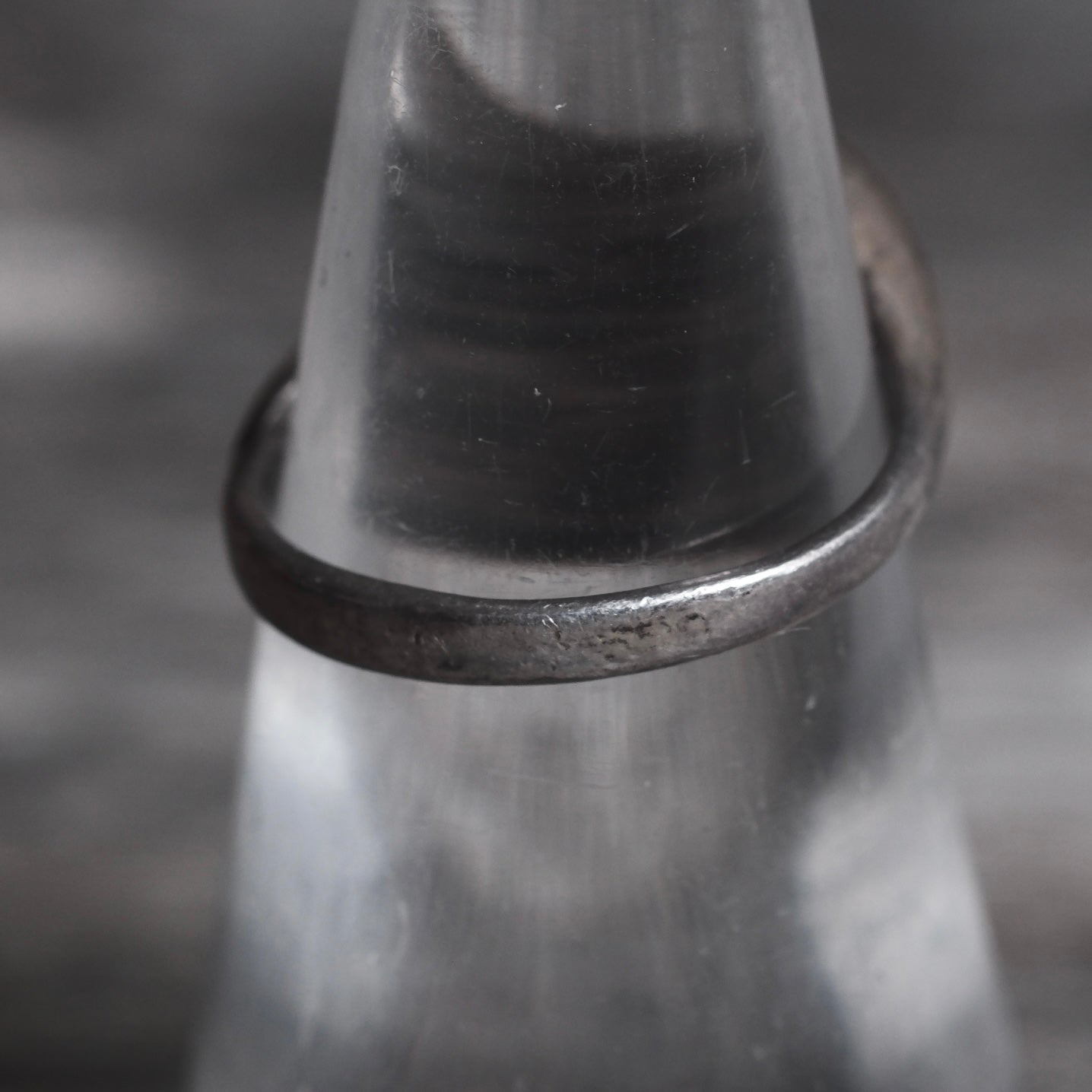 Vintage Sterling Silver Modernist Ring 6.5
