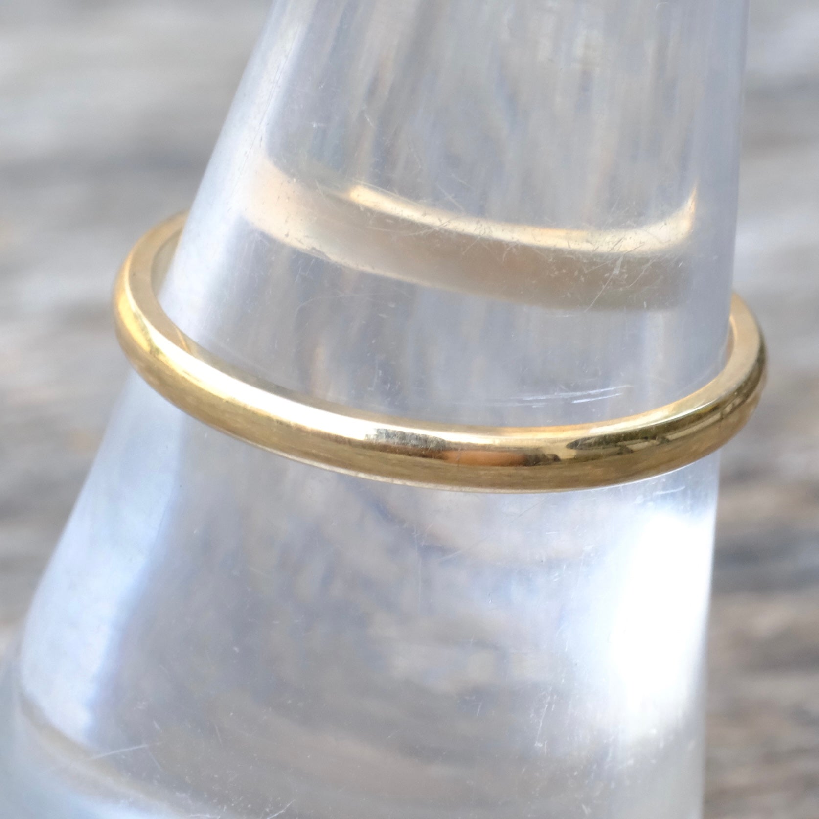Vintage 14K Gold Band Ring 8
