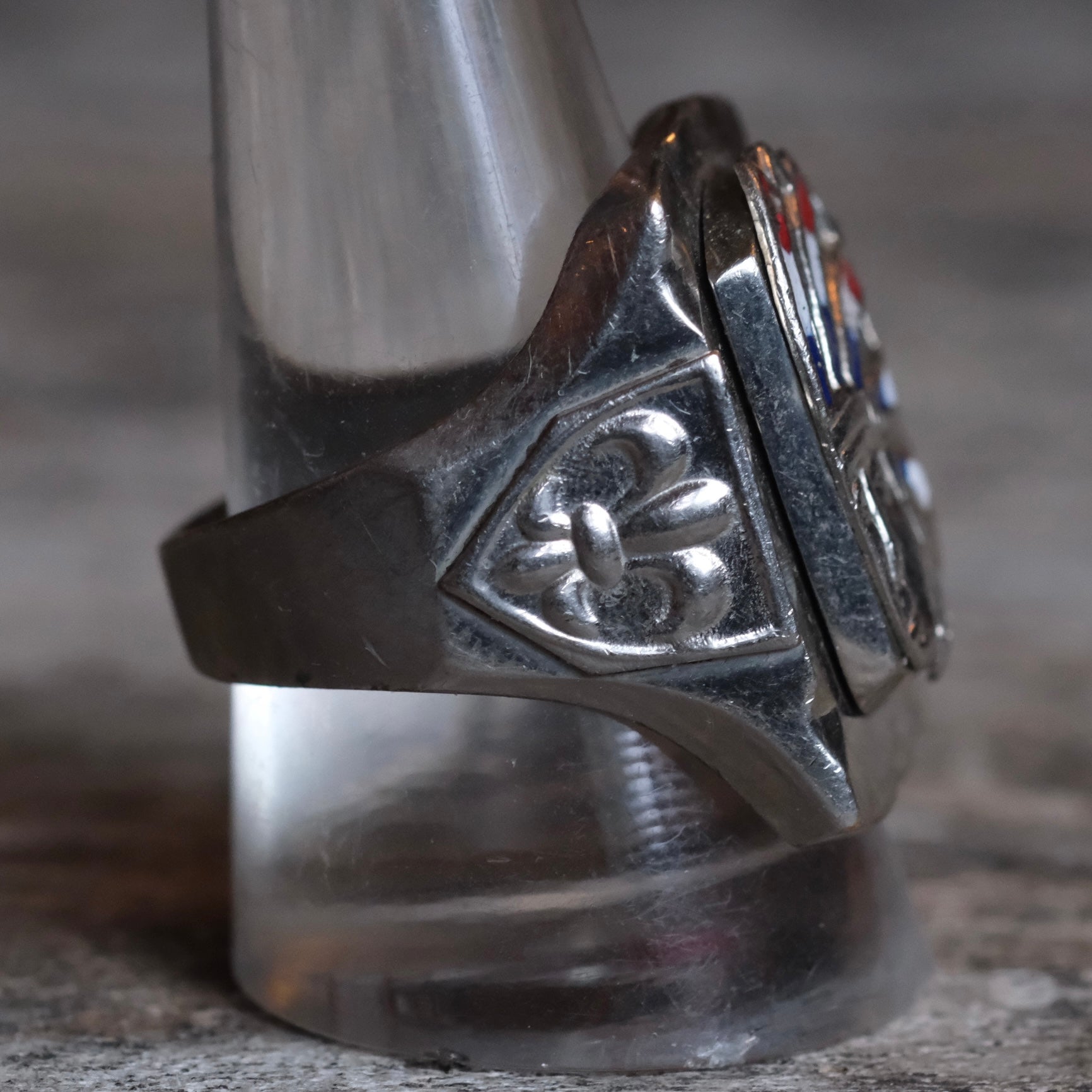 Vintage Mexican Biker Souvenir Ring 11