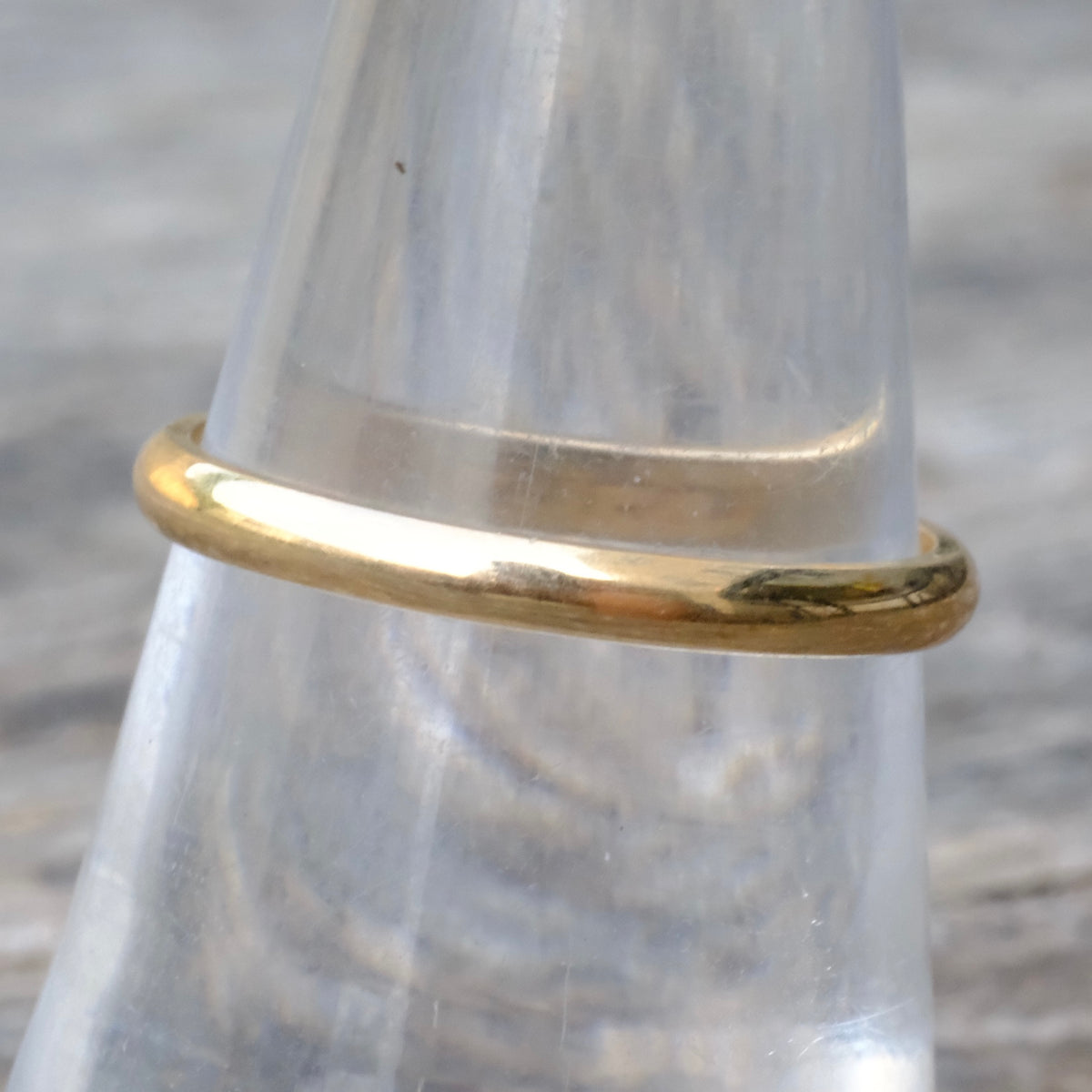 Vintage 14K Gold Band Ring 6.75