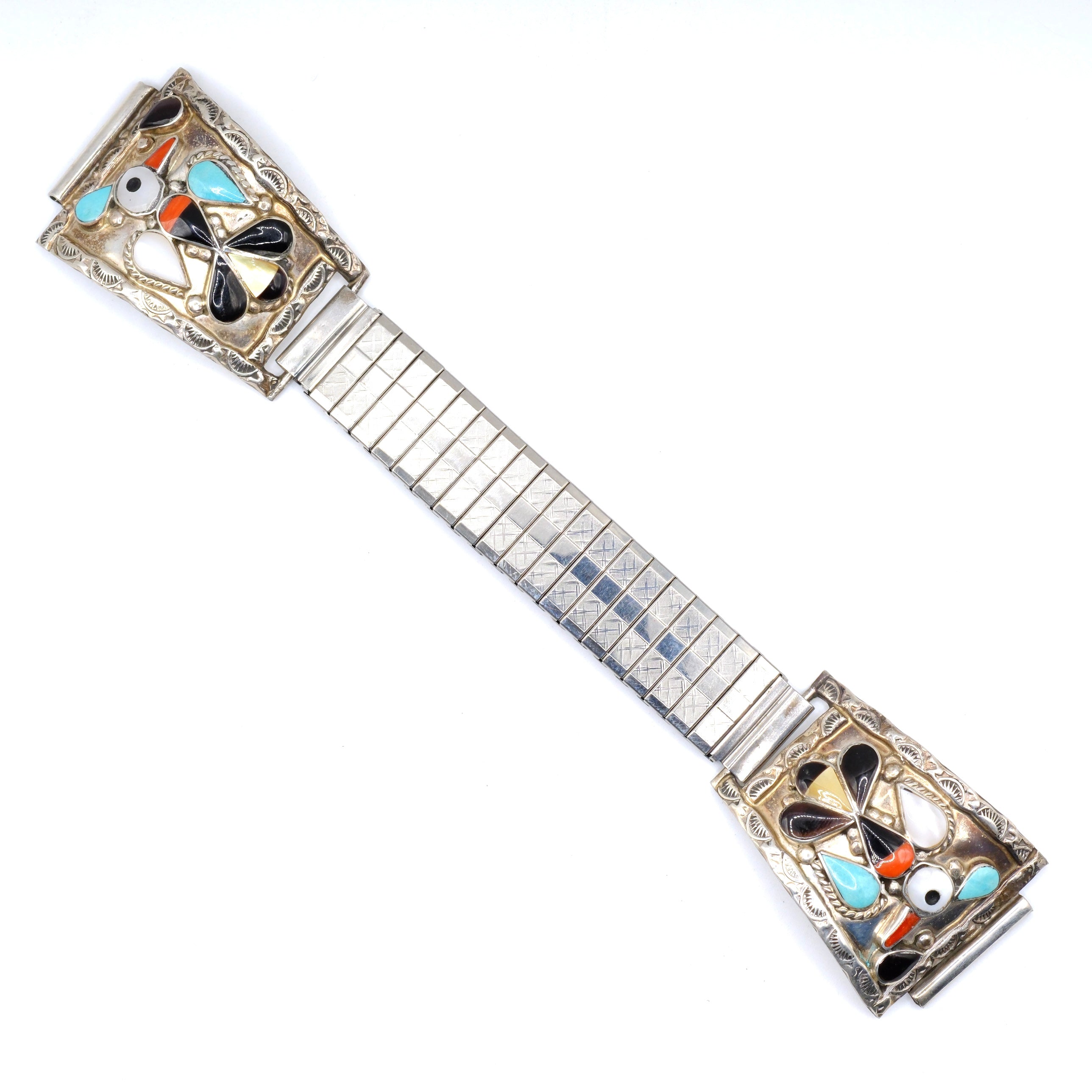 Vintage Sterling Thunderbird Watch Band